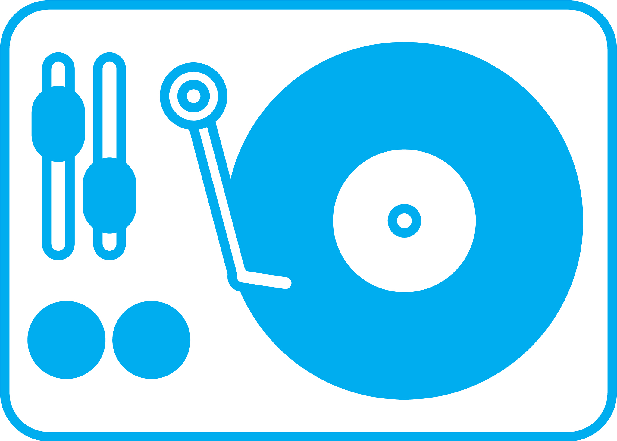 dj turntable icon