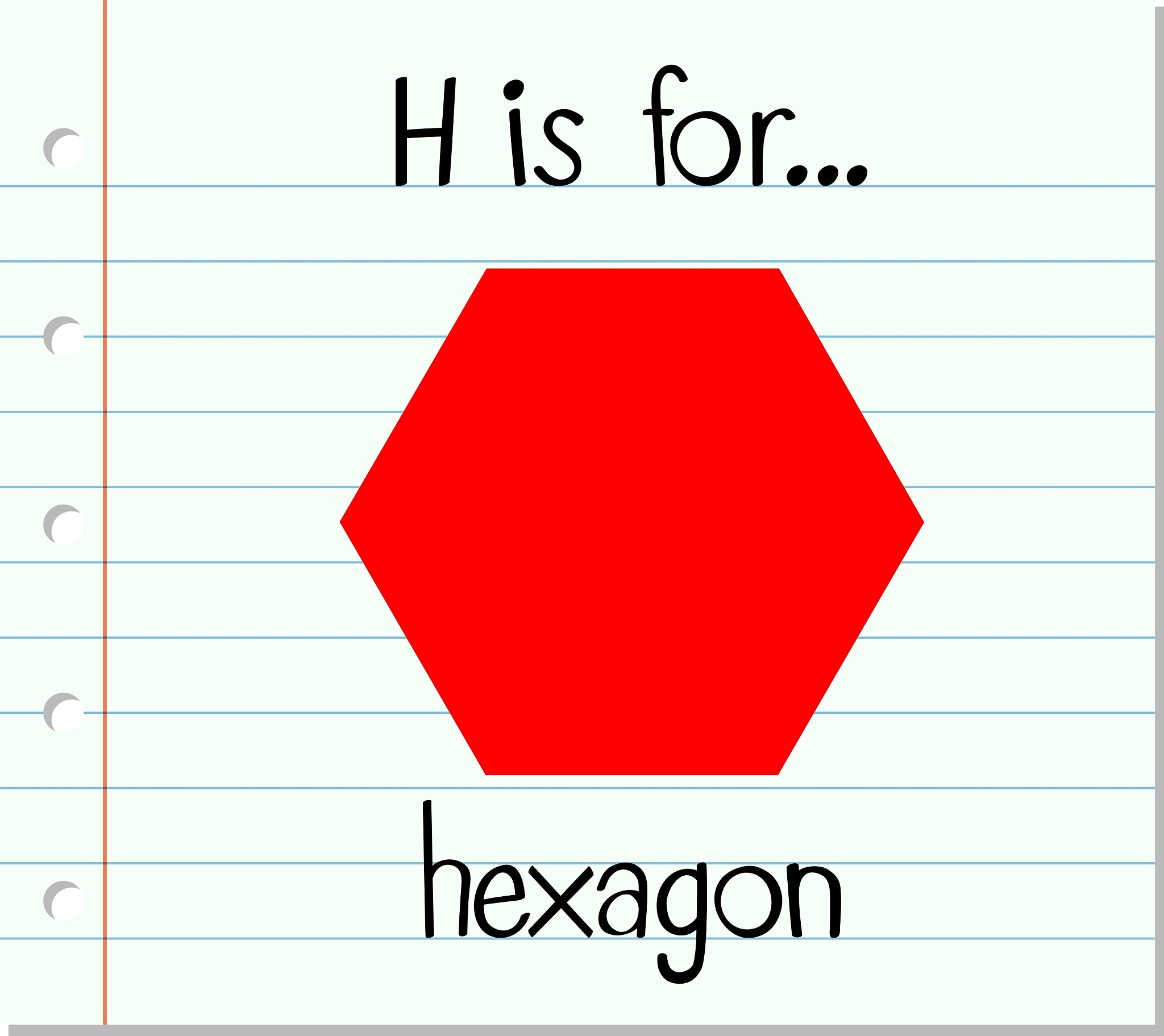 闪卡,六边形,英文字母<strong>h</strong>,文字,字母,图像,英格兰,手写,拼写,教育