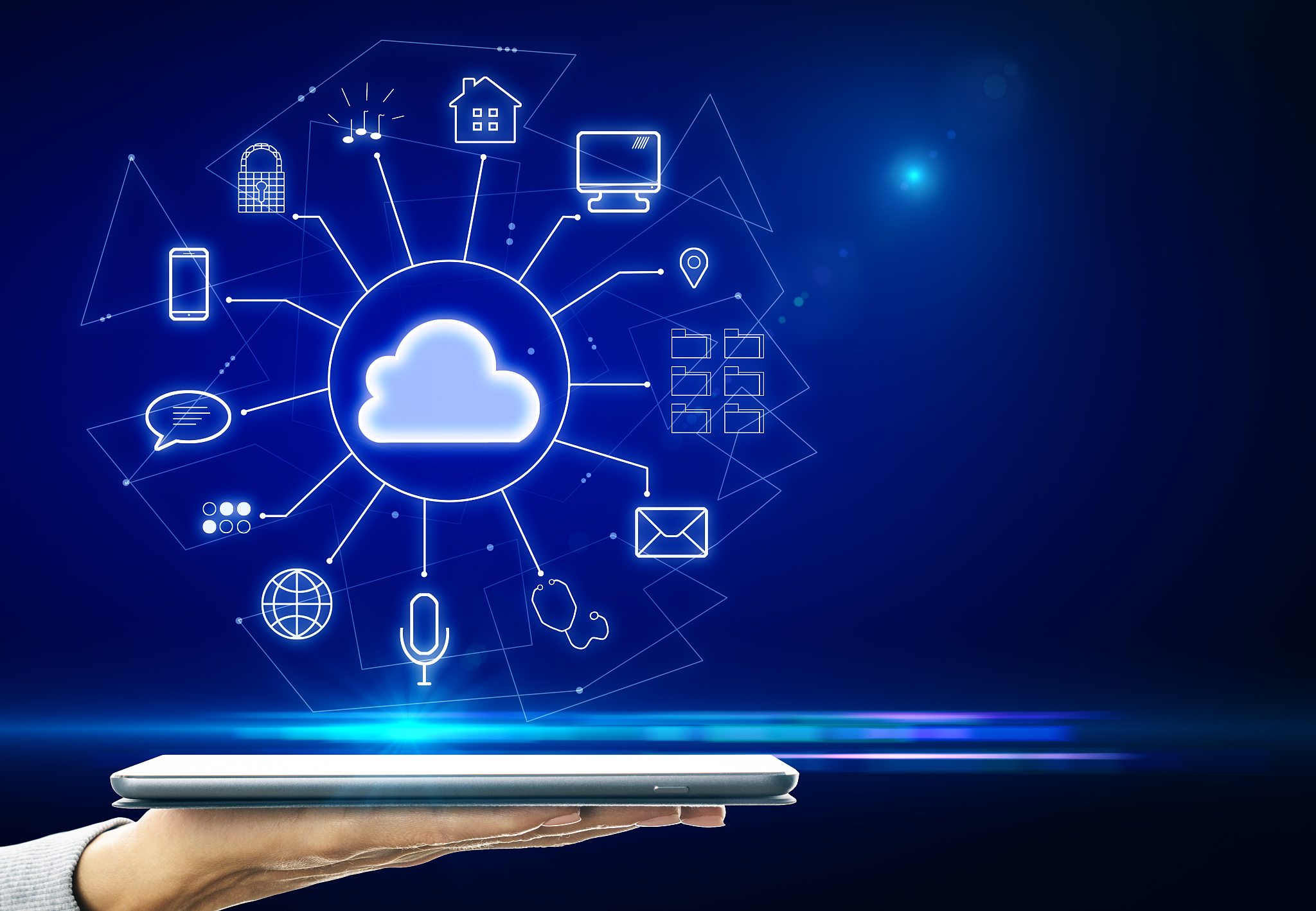 cloud computing and innovation concept