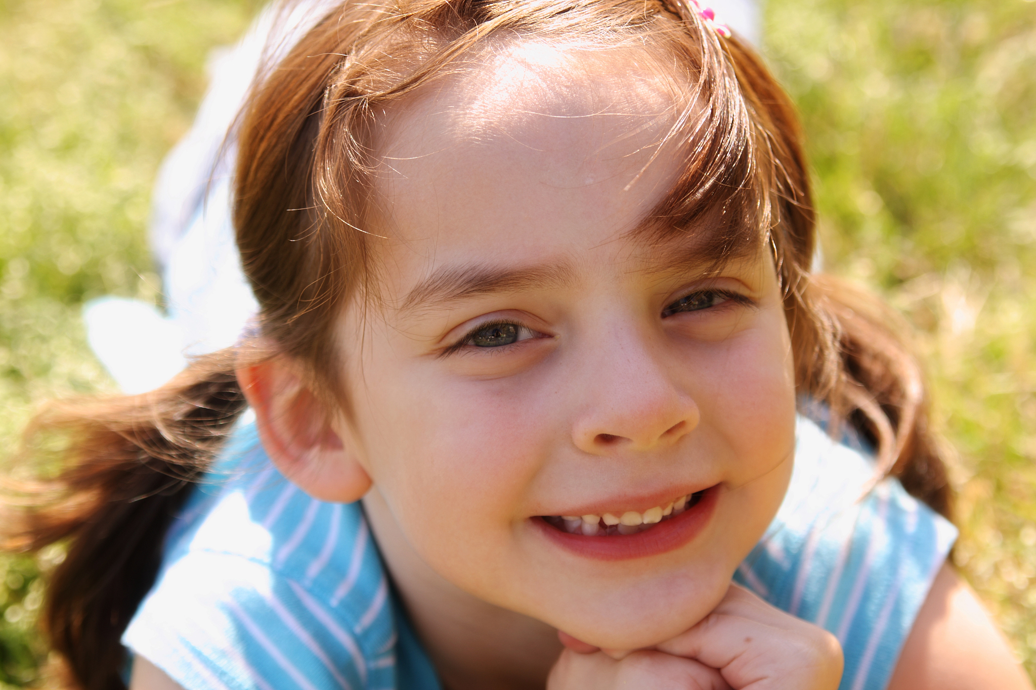 happy child outside