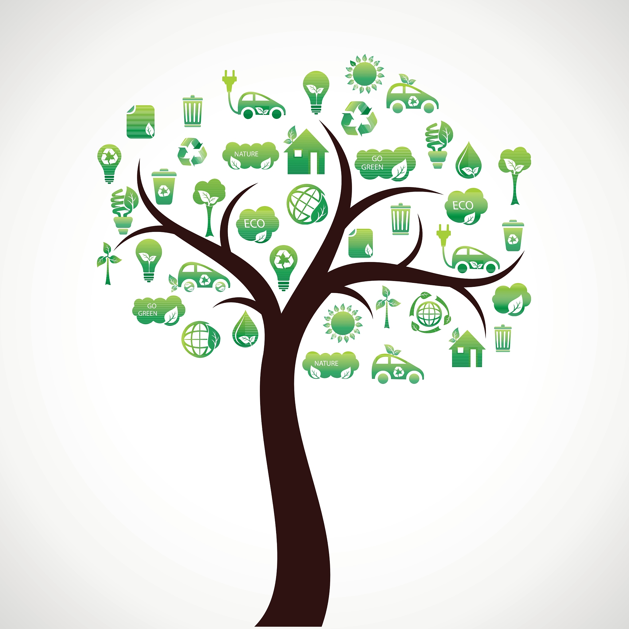 creative eco icon design