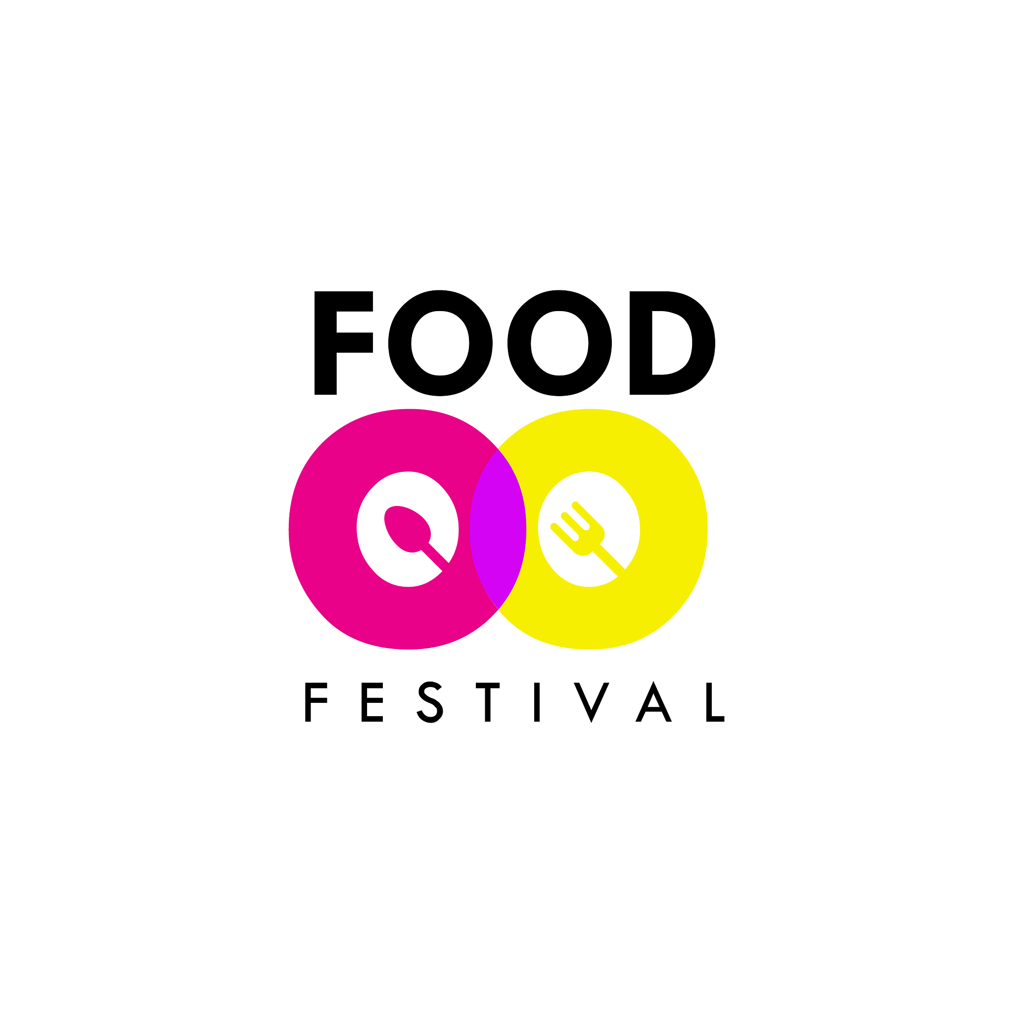 food festival logo template design