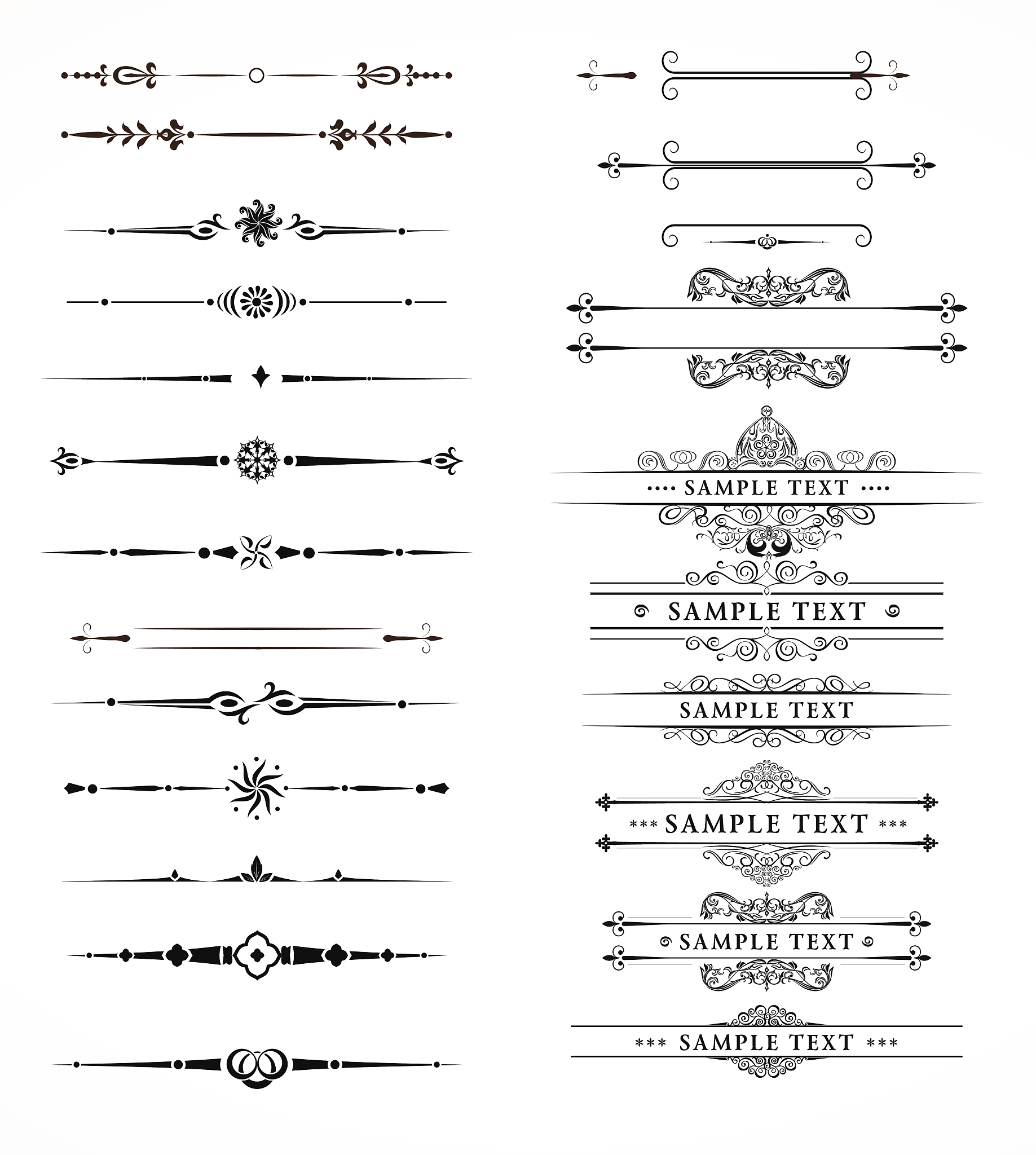 decorative lines