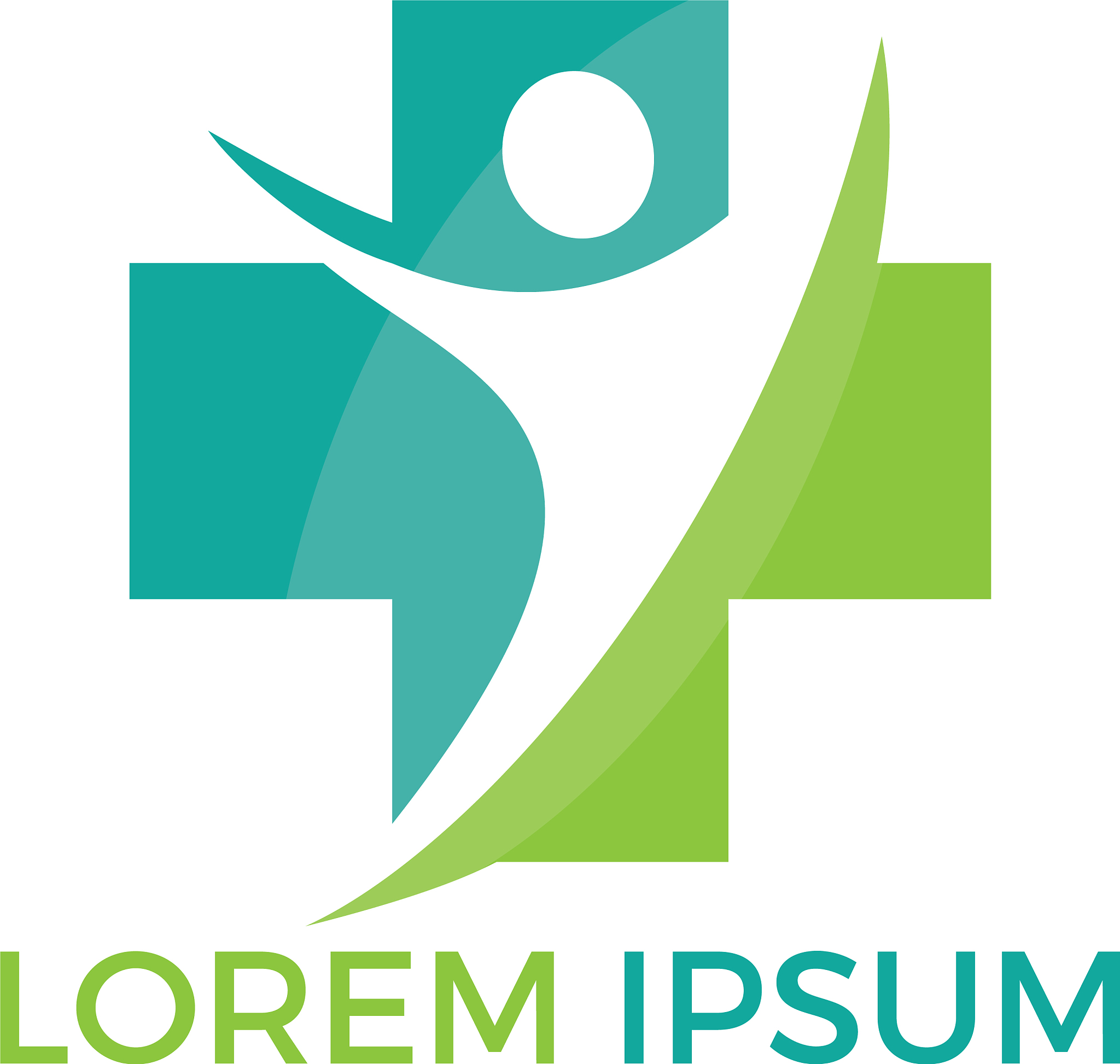 abstract medical logo design