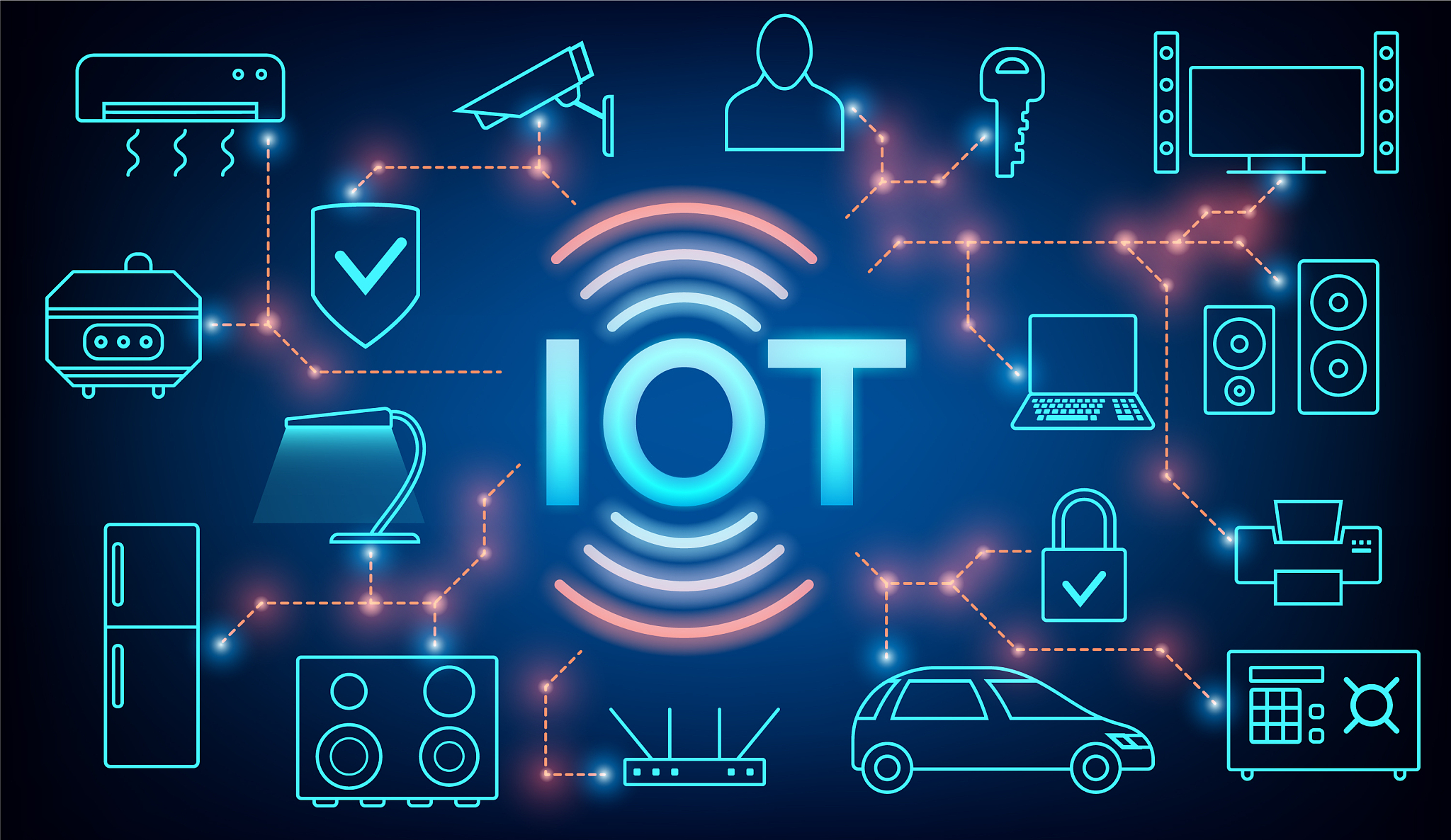 internet things concept smart home automation