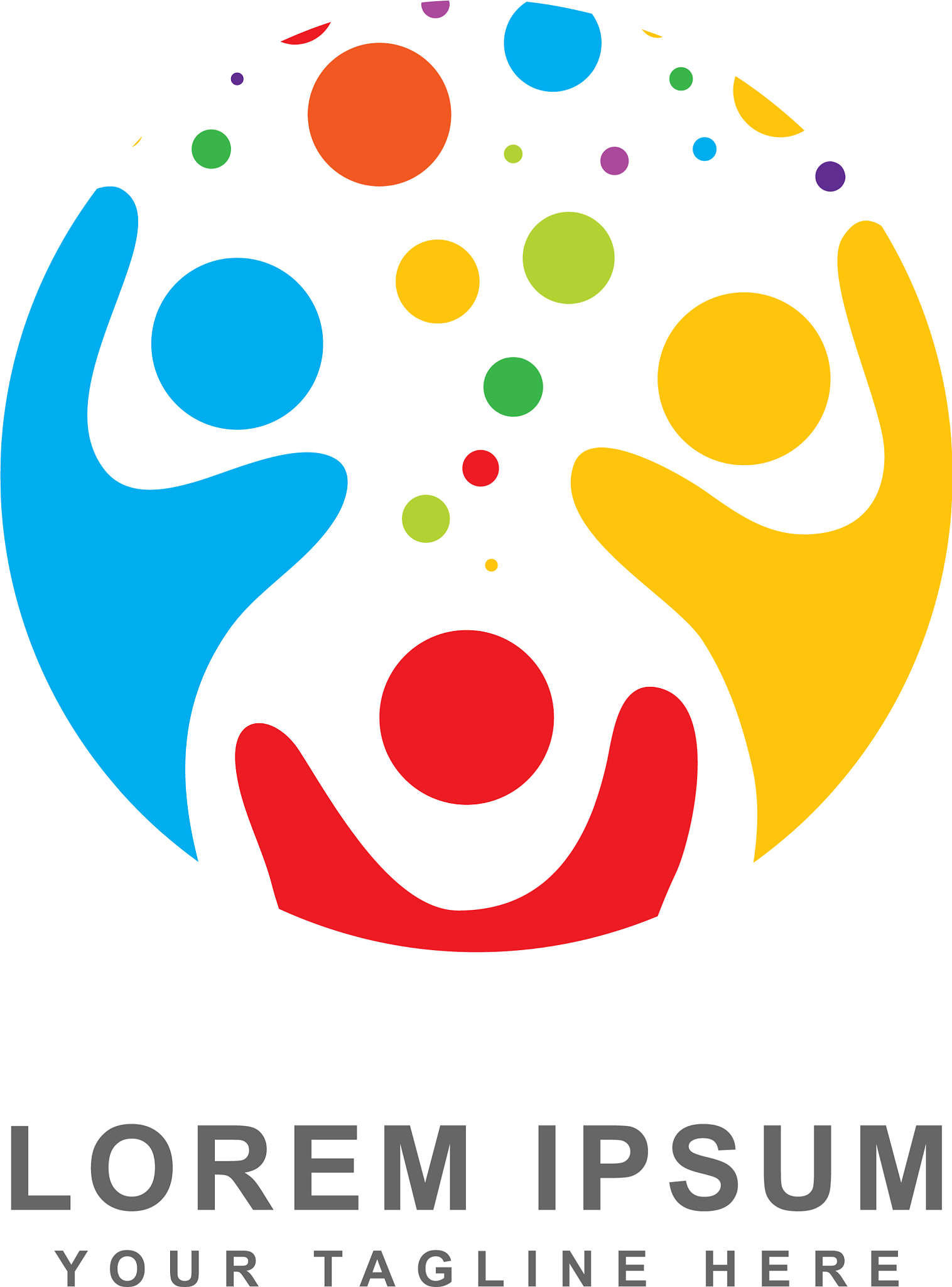 abstract logo community