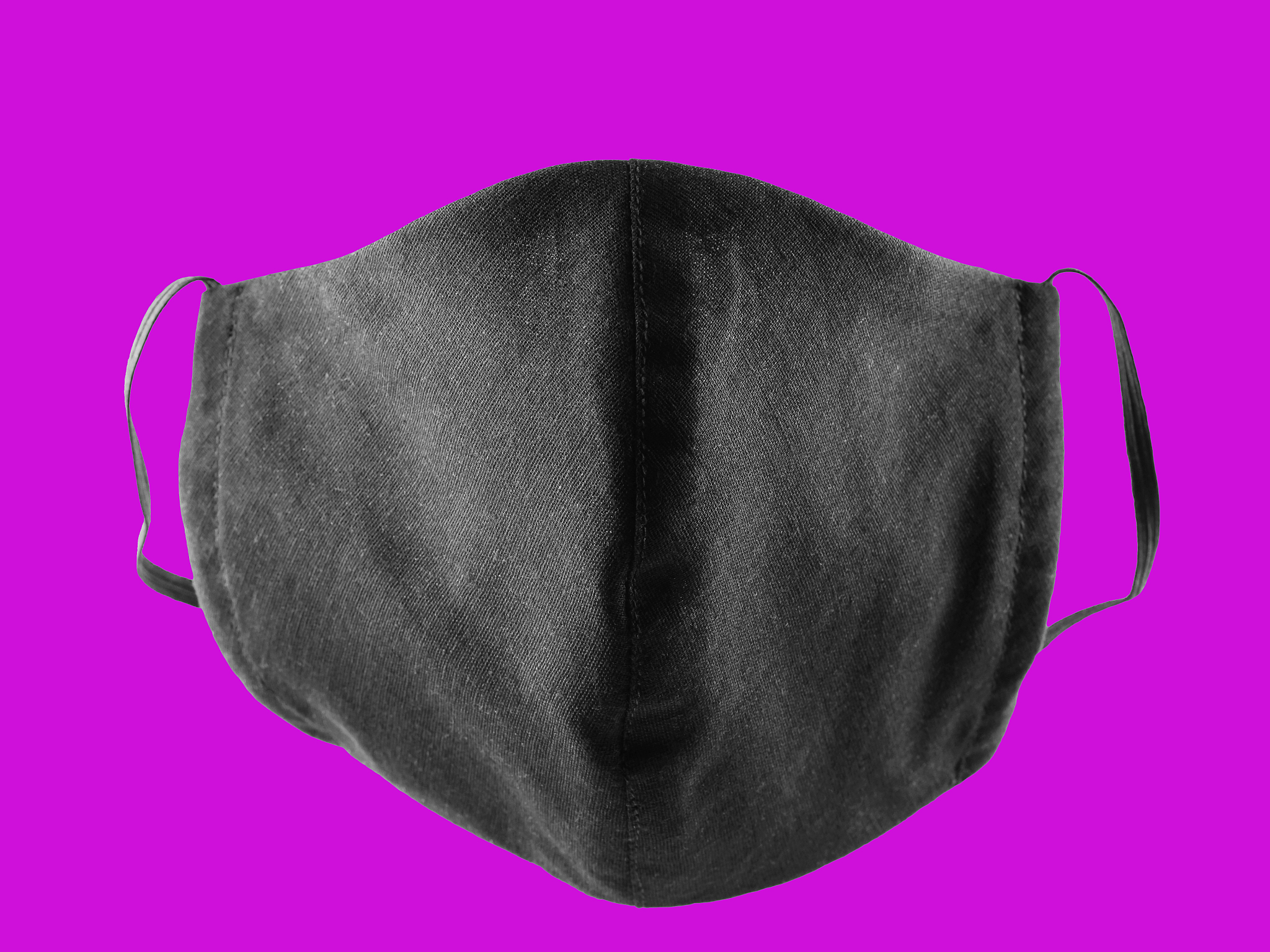 protective mask pop art. antivirus mask made from cotton. black 