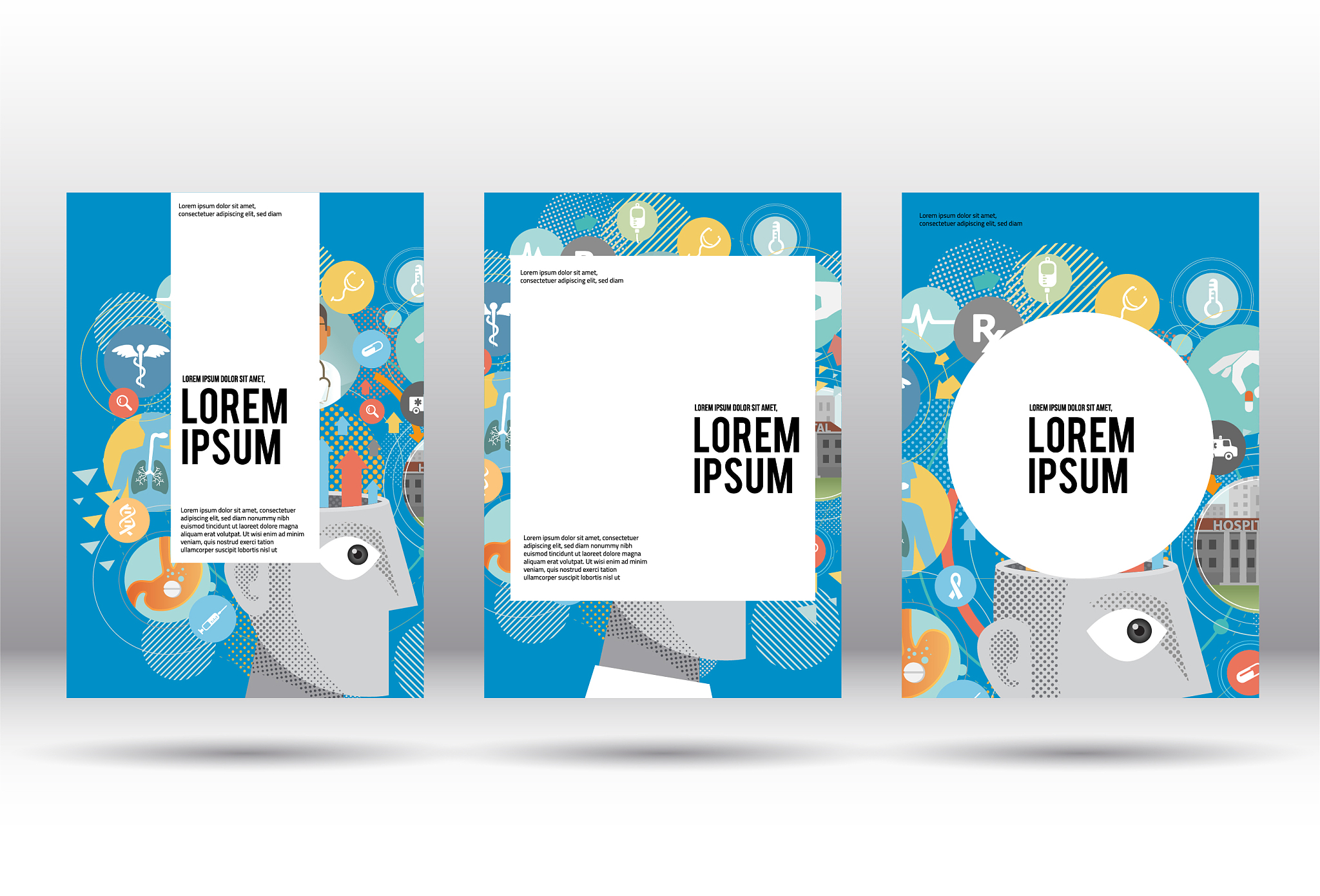 modern cover design on healthcare