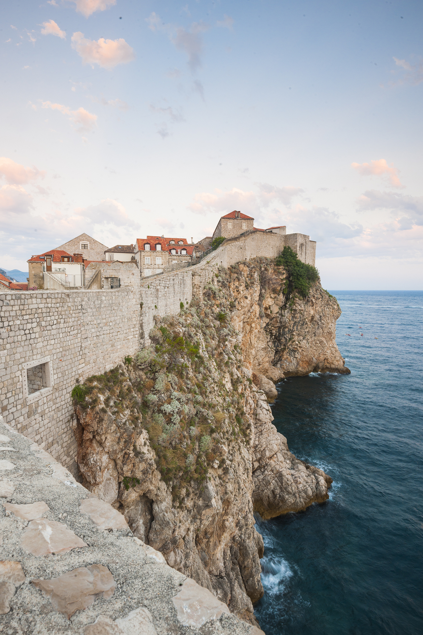 view of the old town from the city walls, unesco world heritage 