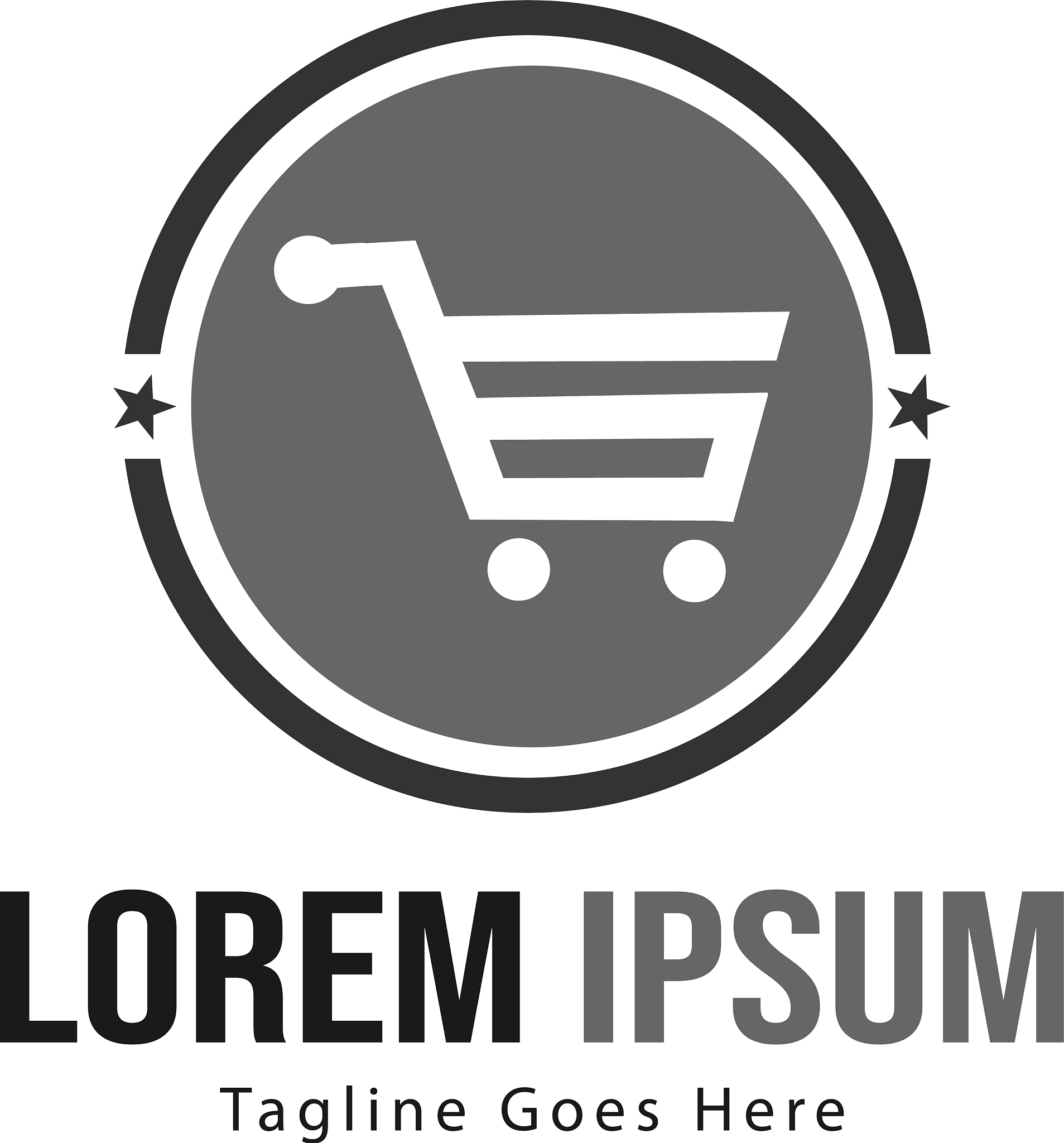 shopping logo template design shopping logo with