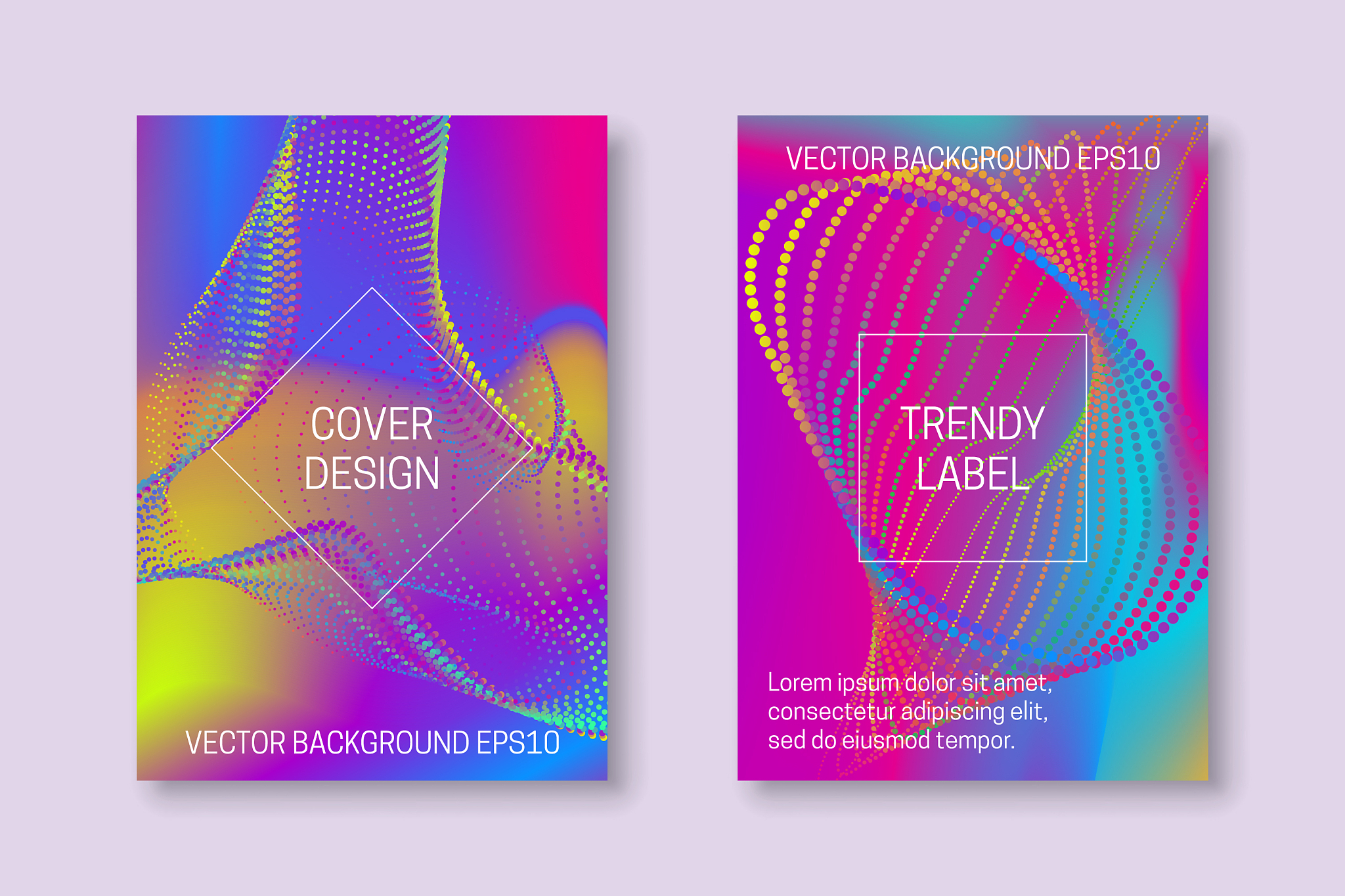 futuristic design for cover templates with