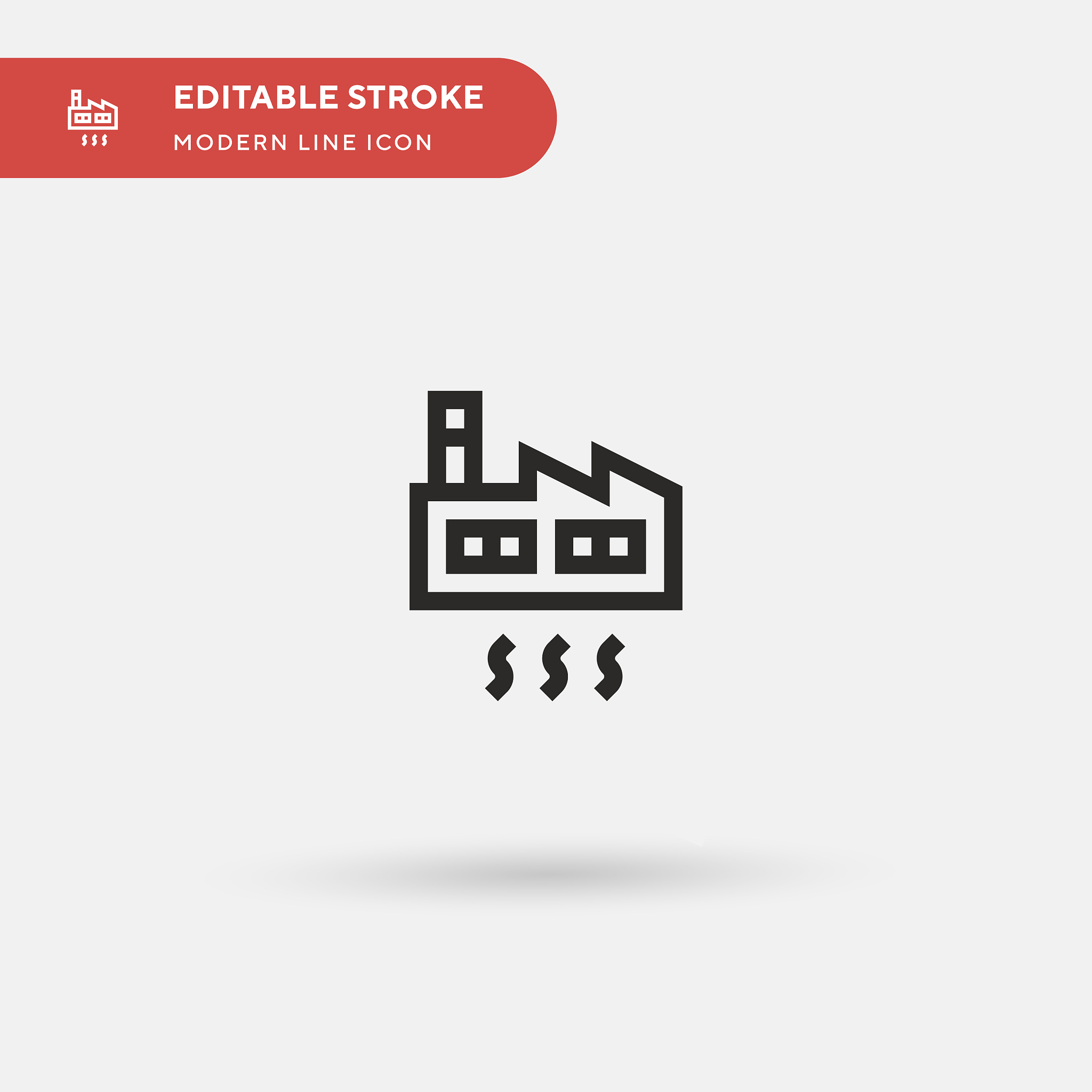 industry simple icon symbol