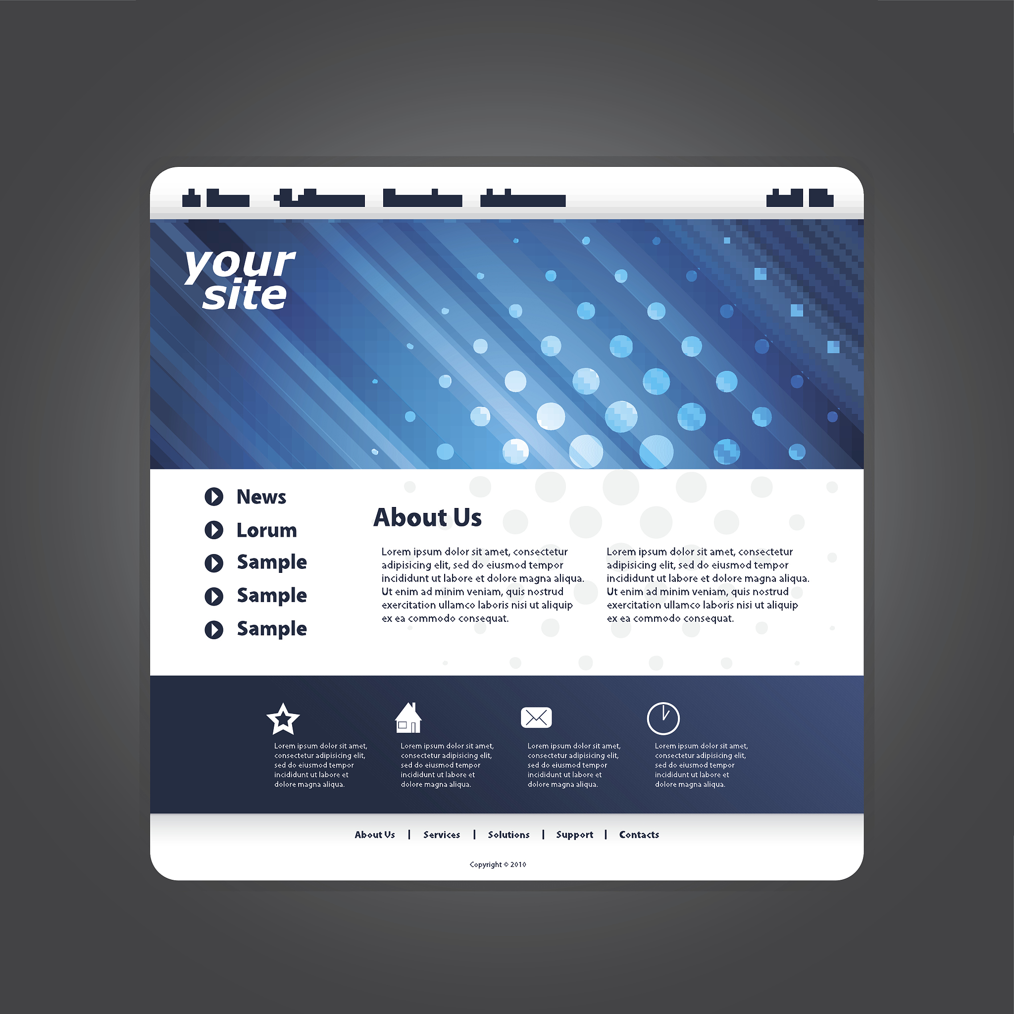 website template