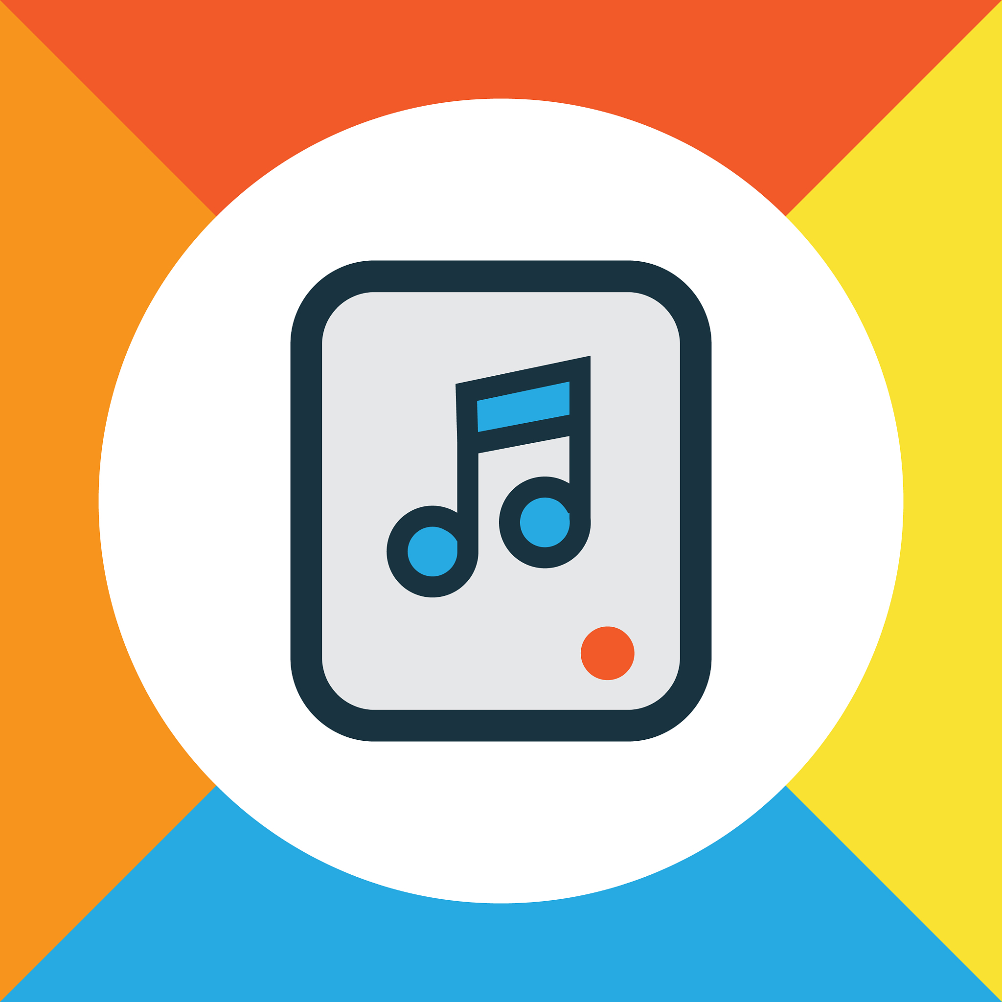 multimedia colorful outline symbol premium