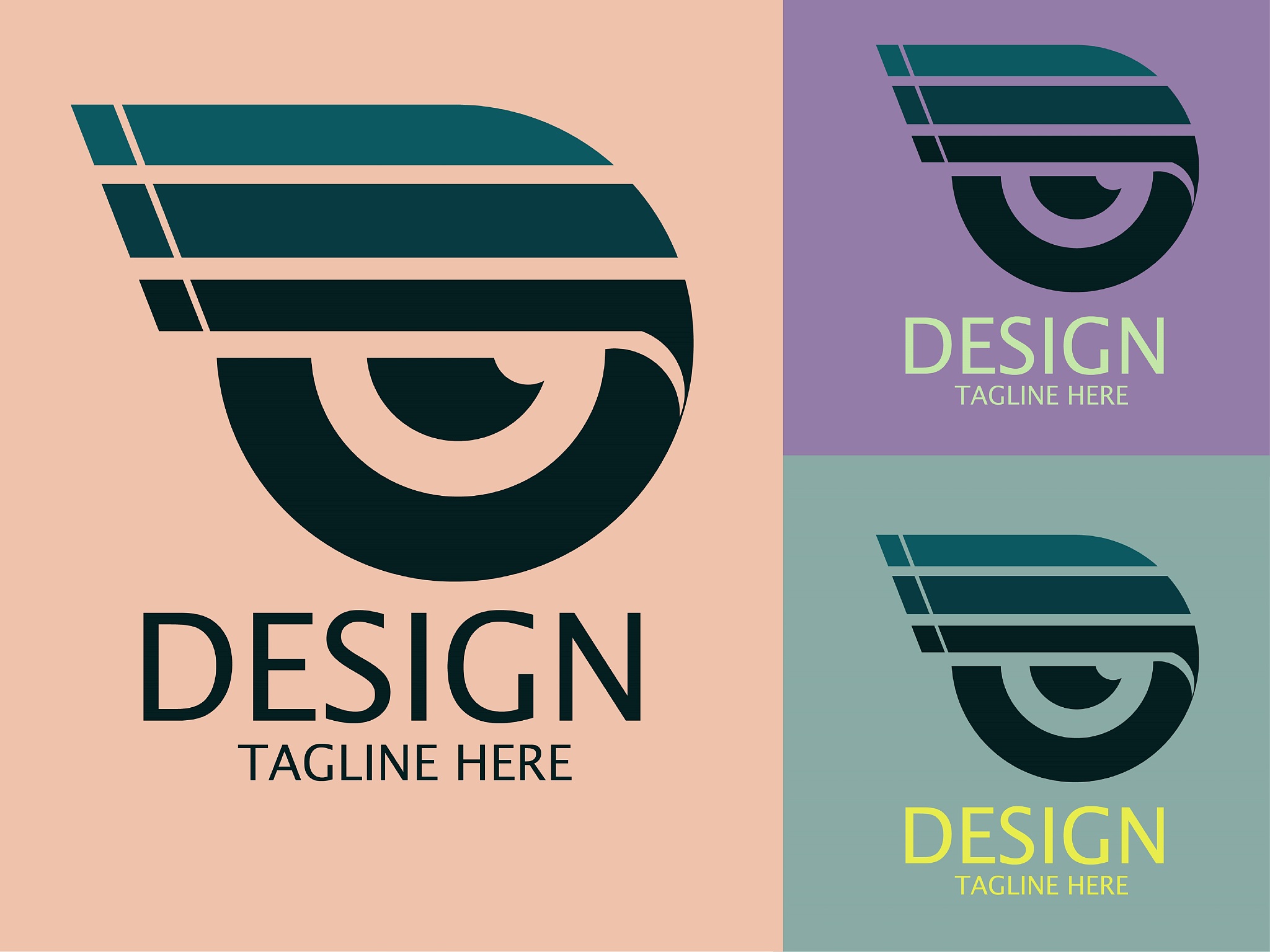 letter v or letter a abstract logo, symbol, icon, vector illustr