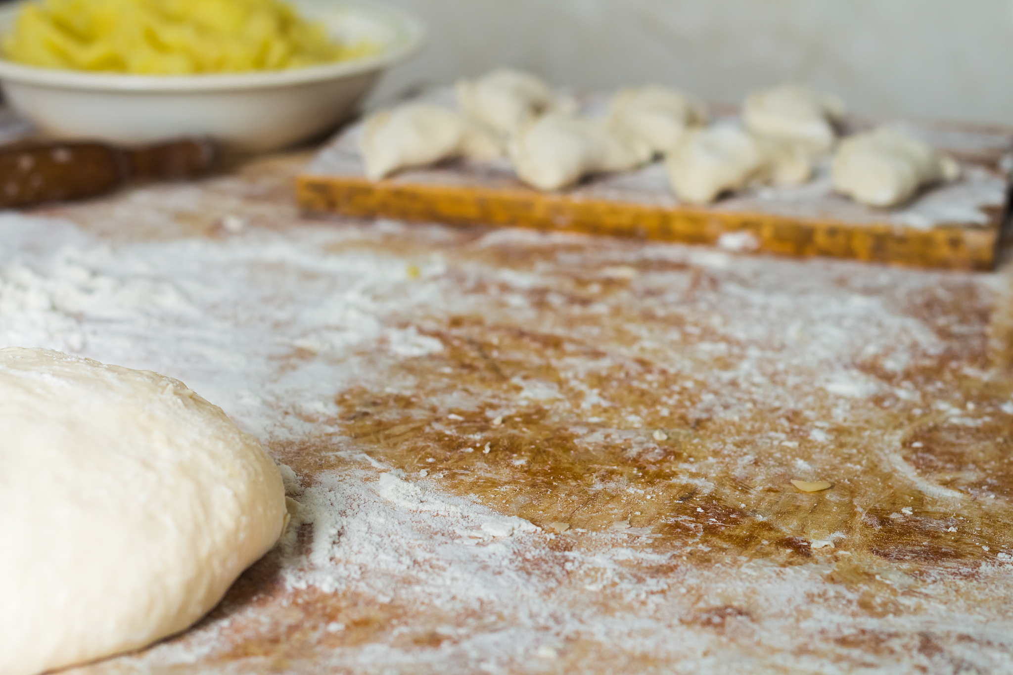 做九菜馅合子什么和面，