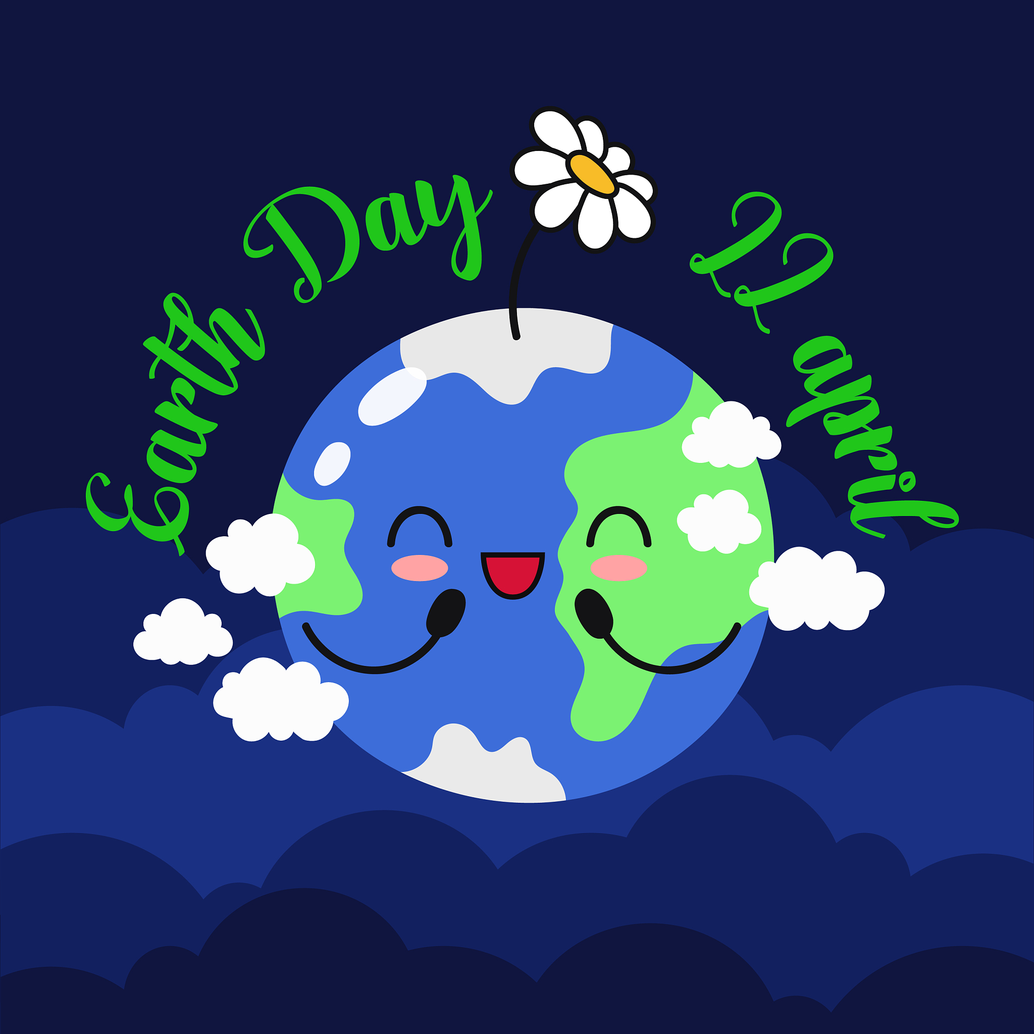 earth day 22 april banner