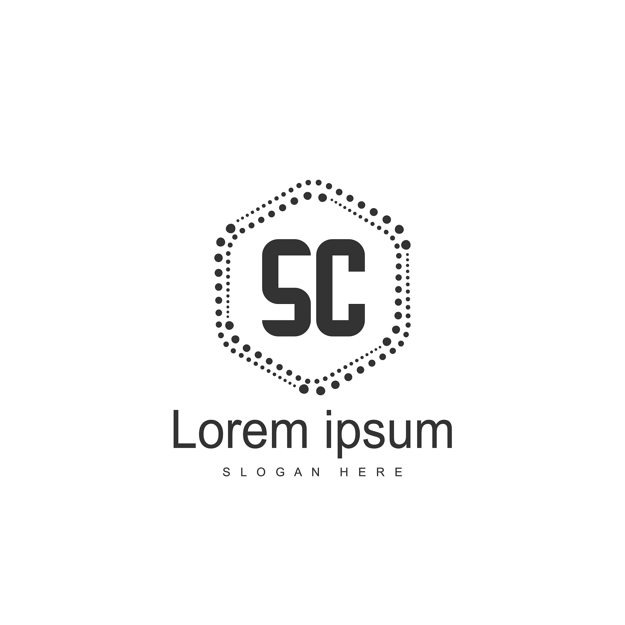 s letter logo template initial letter logo design