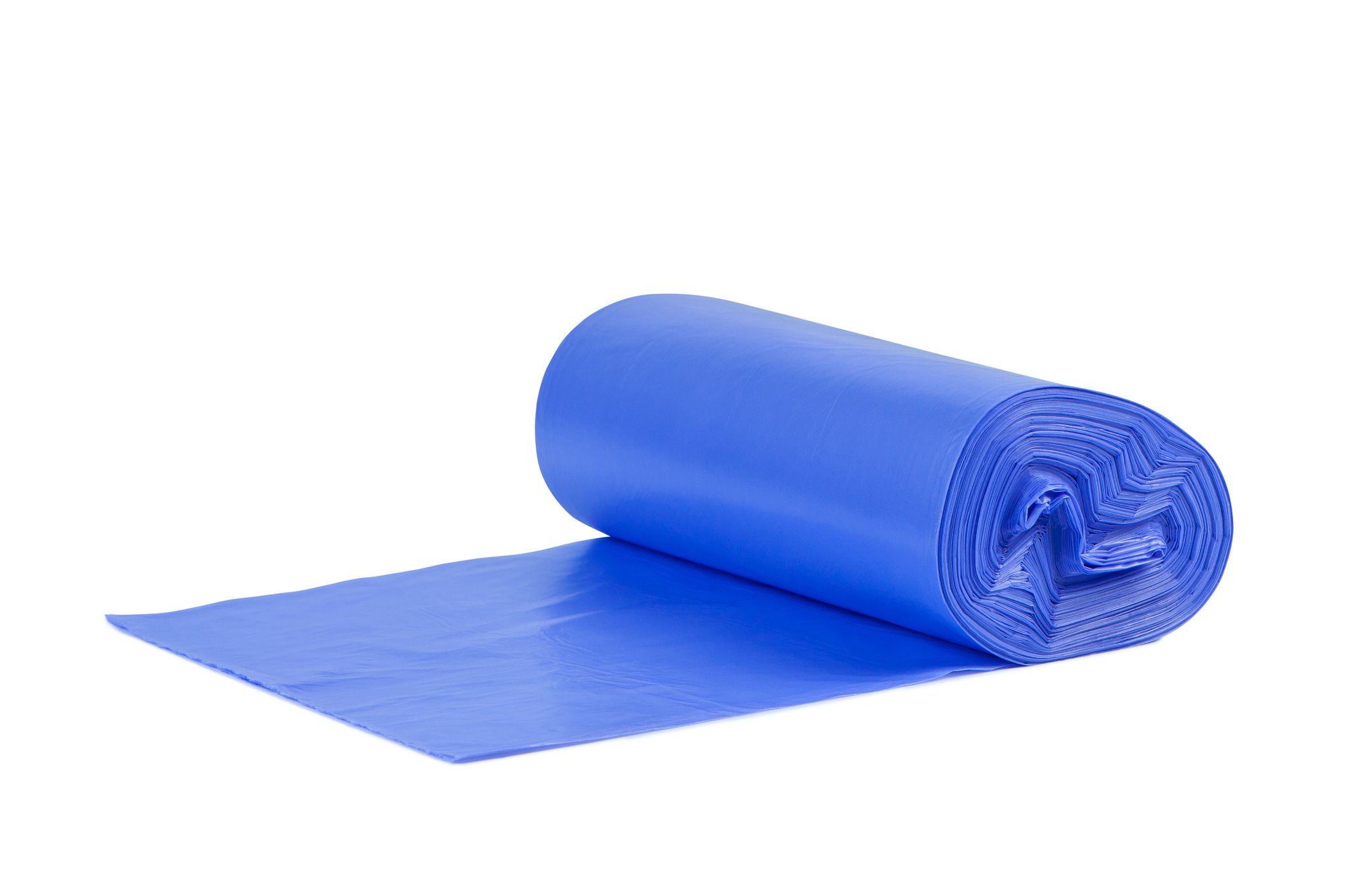garbage bag on a white background.