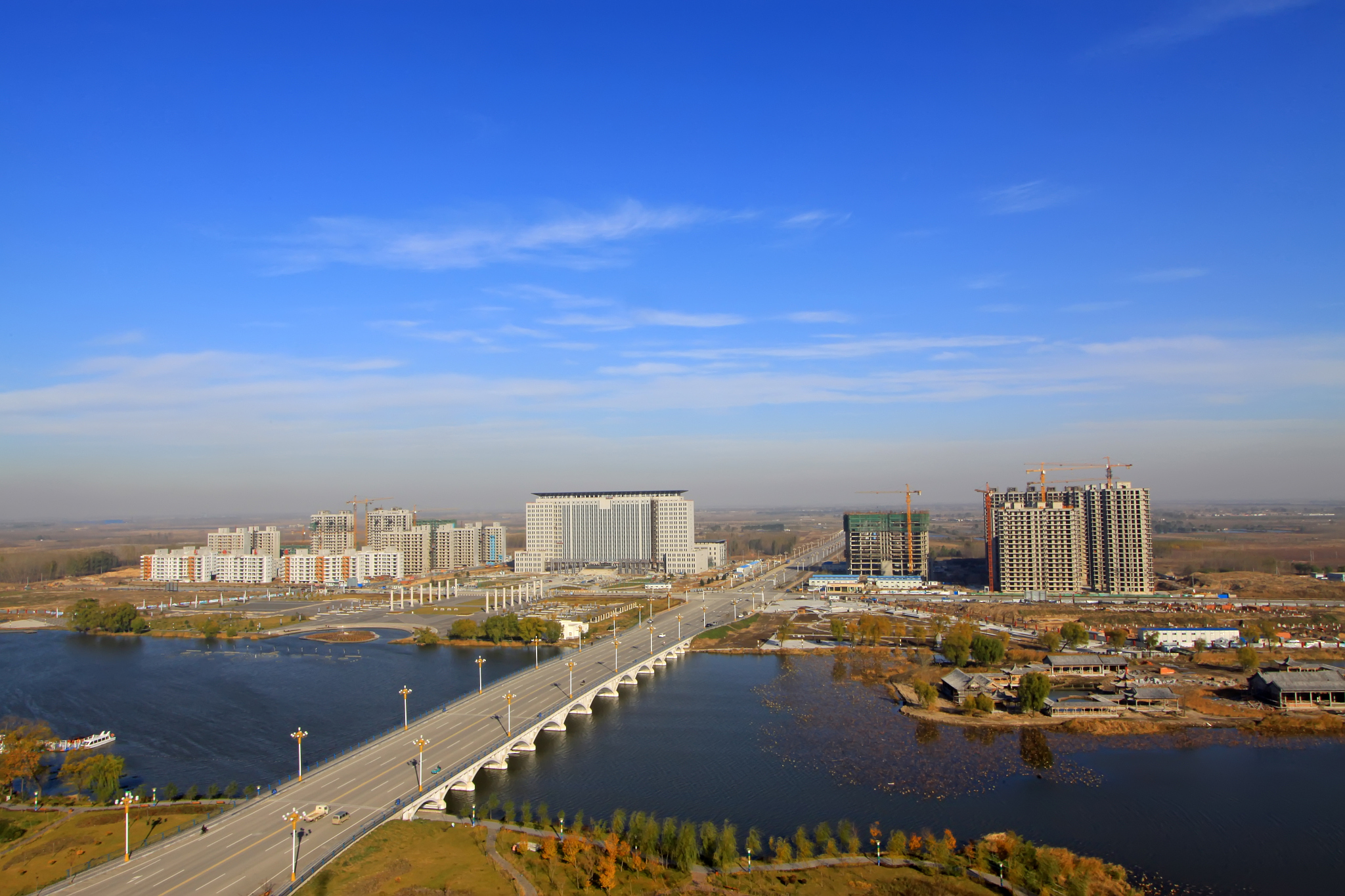 water park scenery in luannan county, hebei province, china