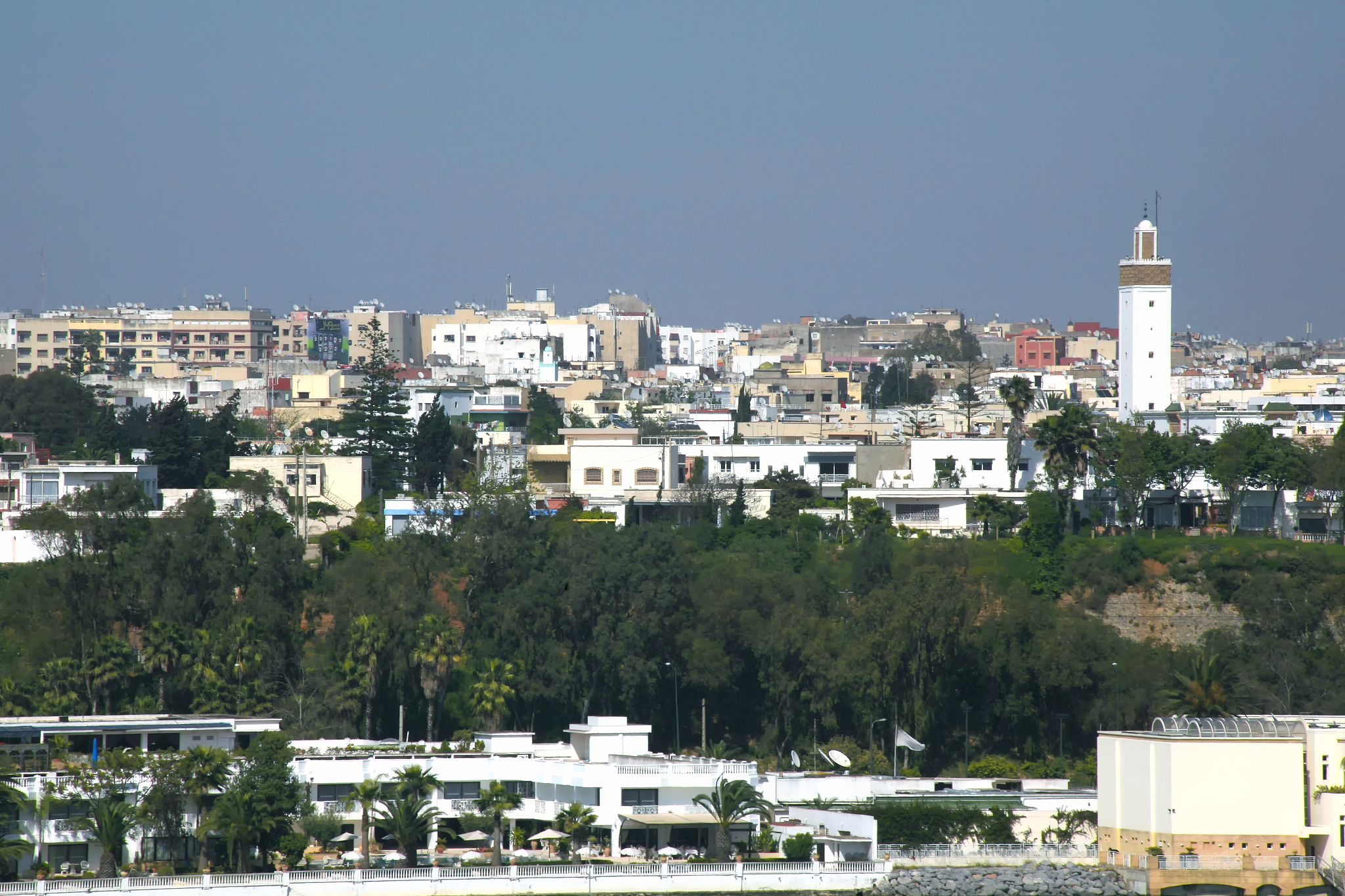 skyline of the city of rabat - morocco
