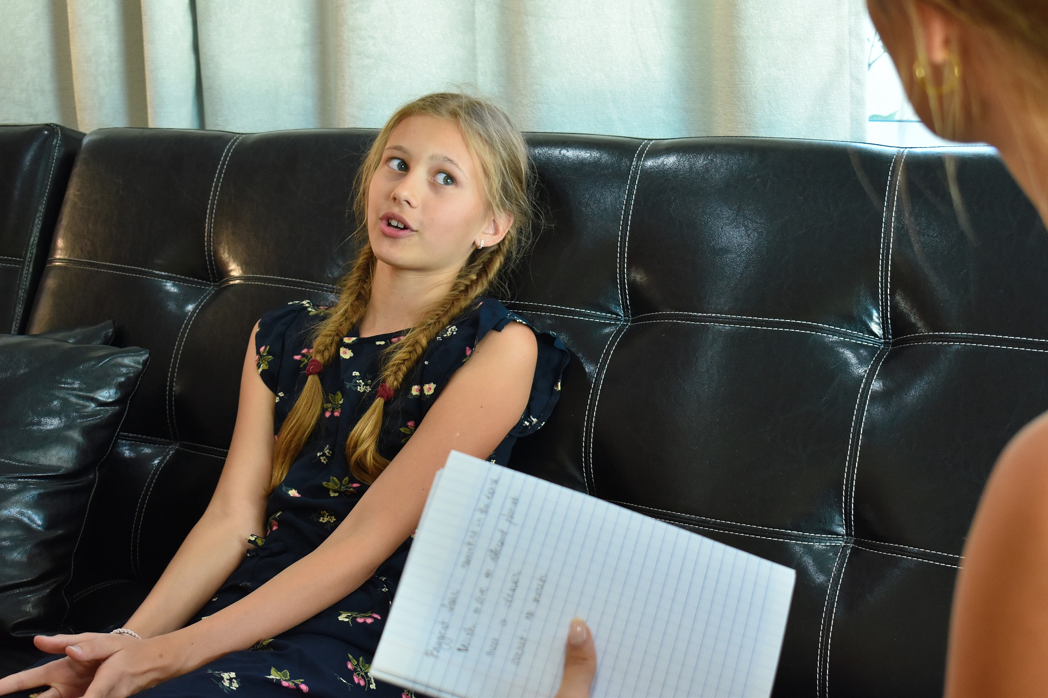 smart girl. child prodigy. family child psychologist.