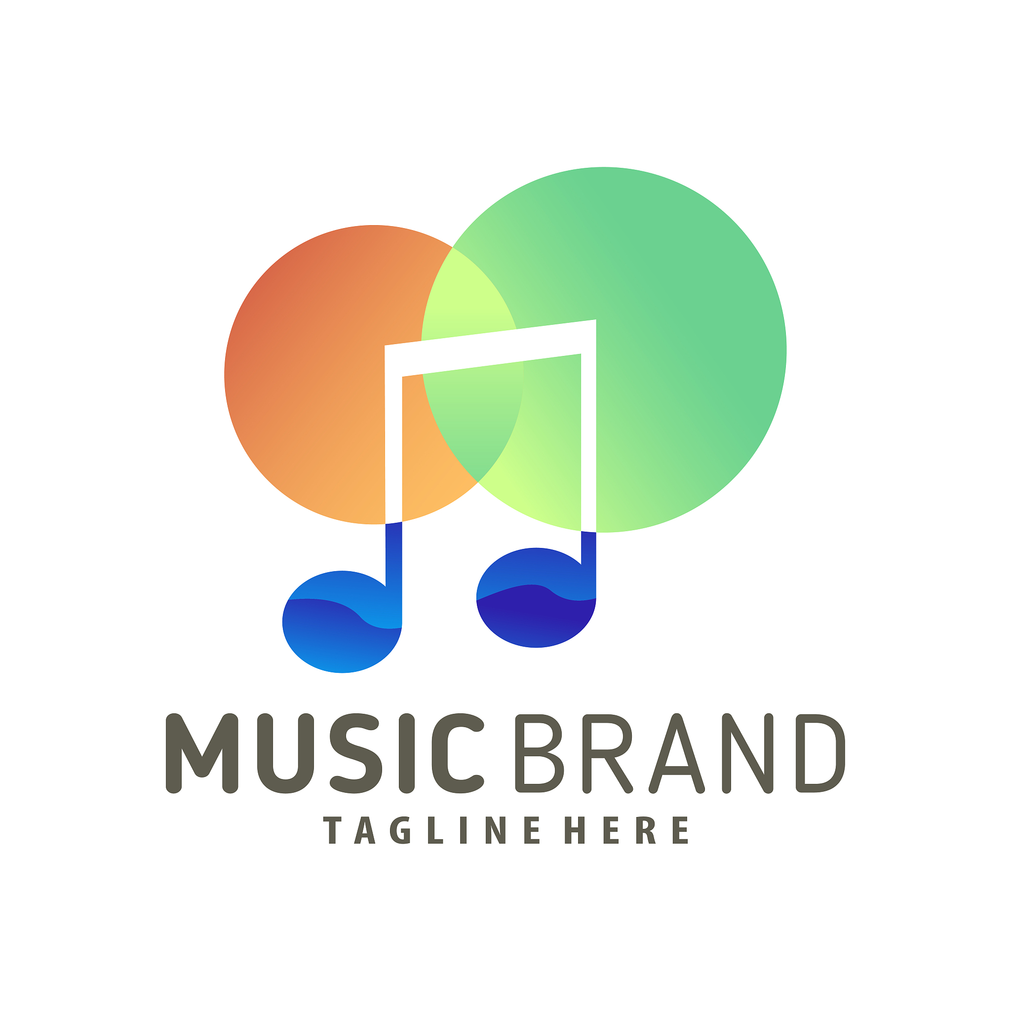 music logo design and icon