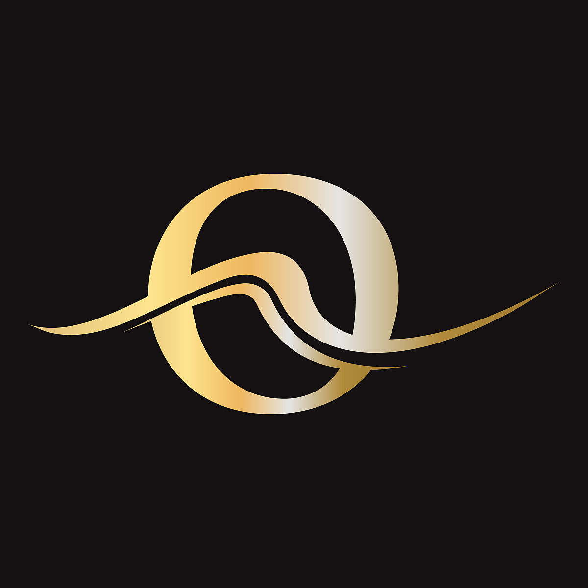 第一个字母o标志商业排版矢量模板.o标识设计.o字母组合符号