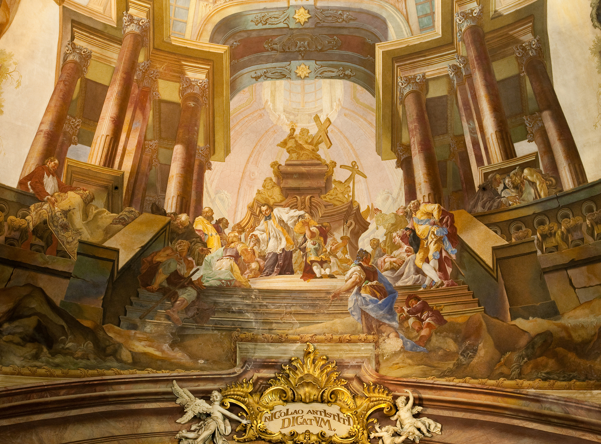 main fresco of st. nicholas church