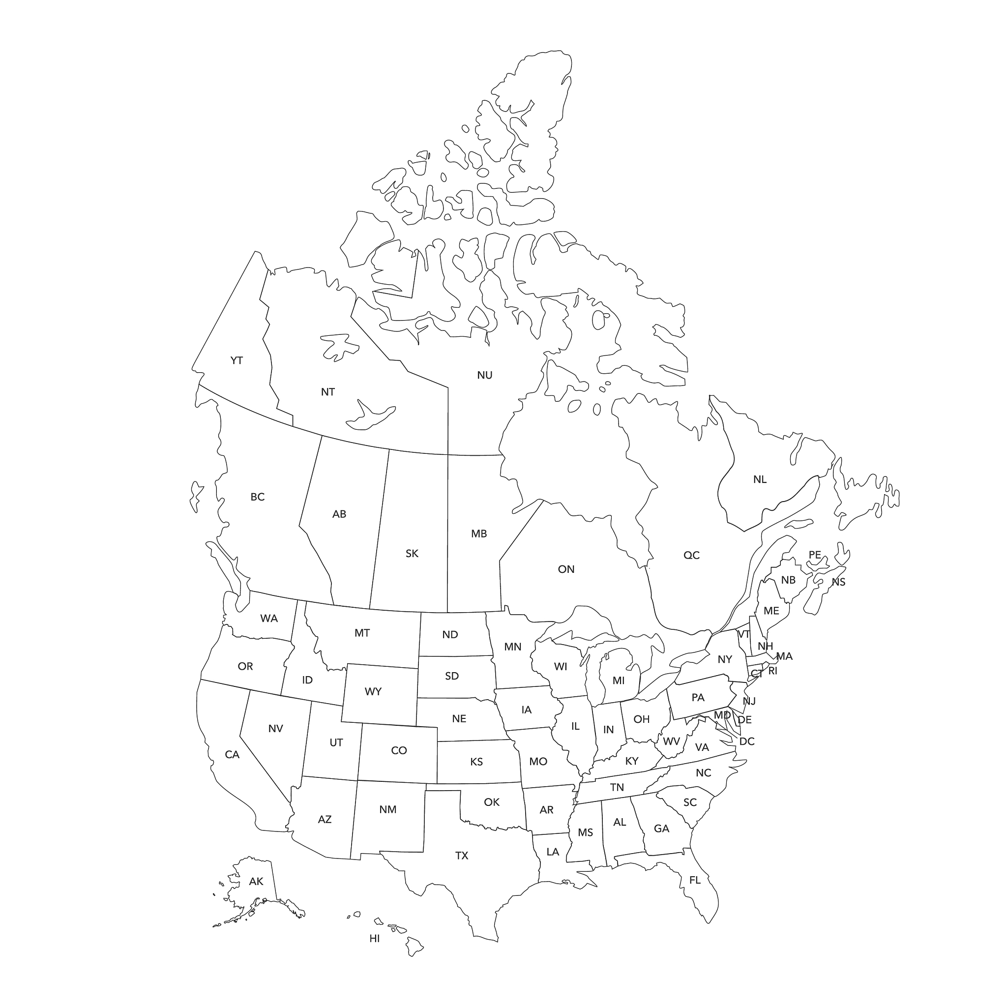 usa map
