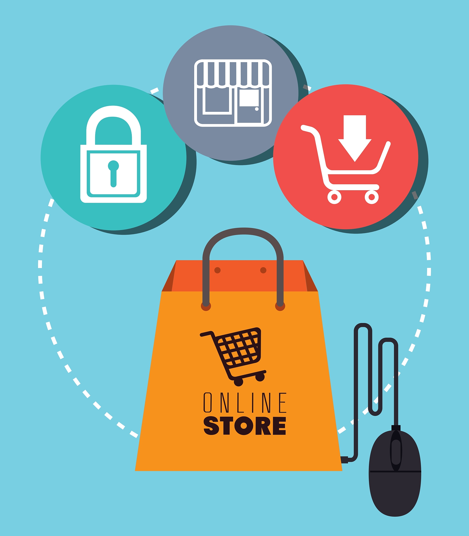 shopping and digital marketing