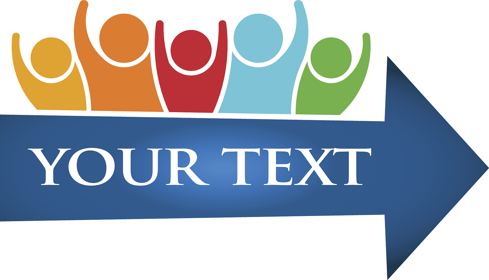 people group welcome vector illustration