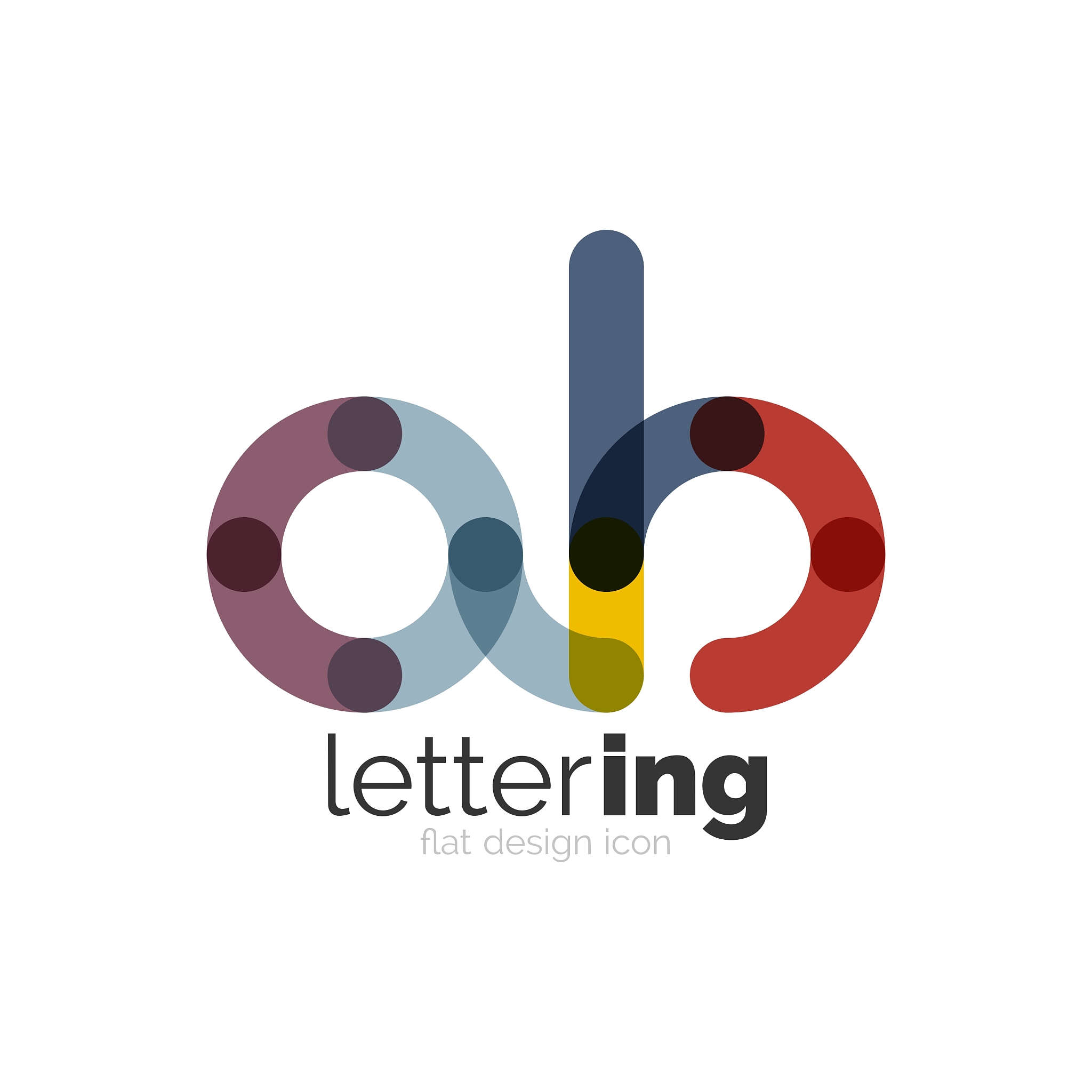 linear business logo letter