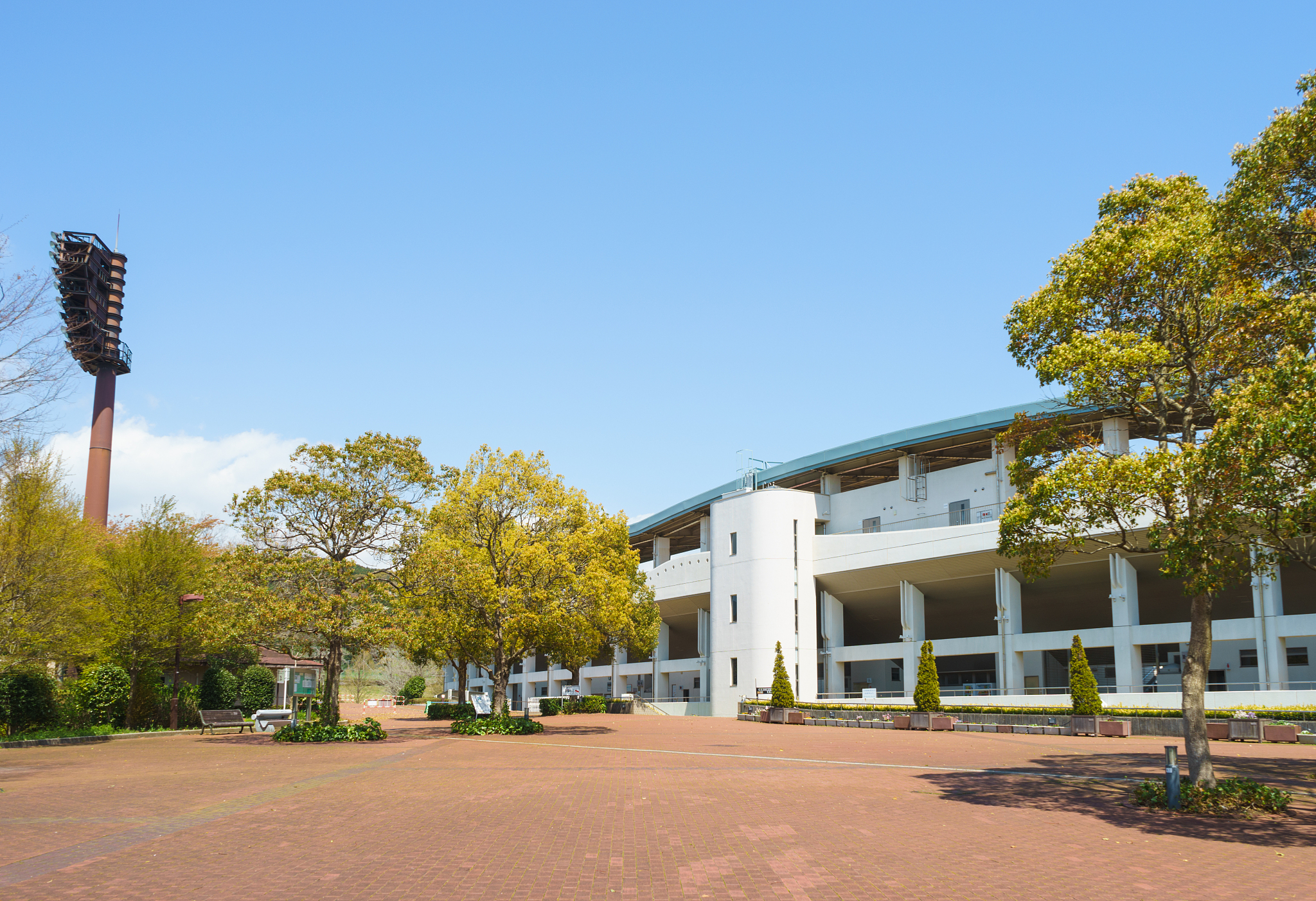 square in front of ashitaka athletic park
