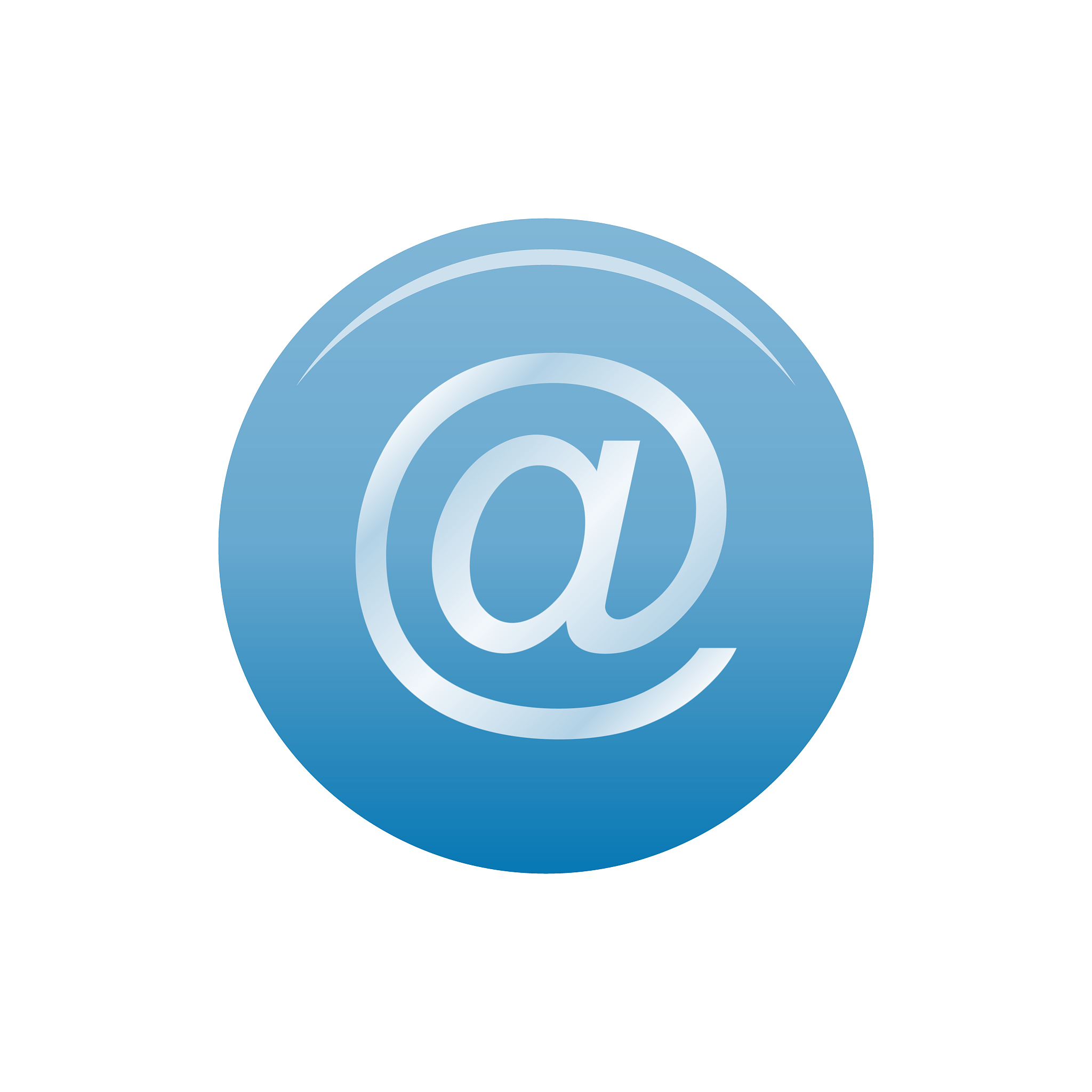 at symbol email icon - illustration