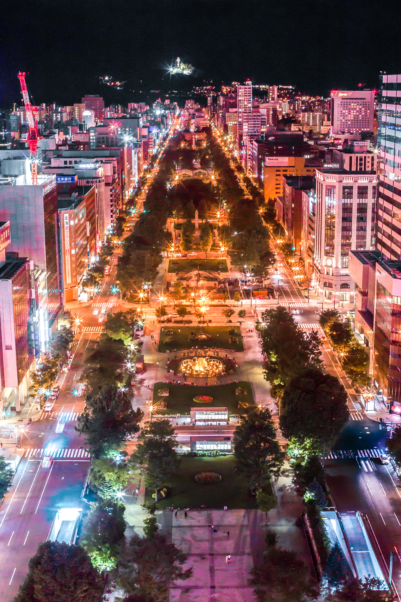 beautiful night view city