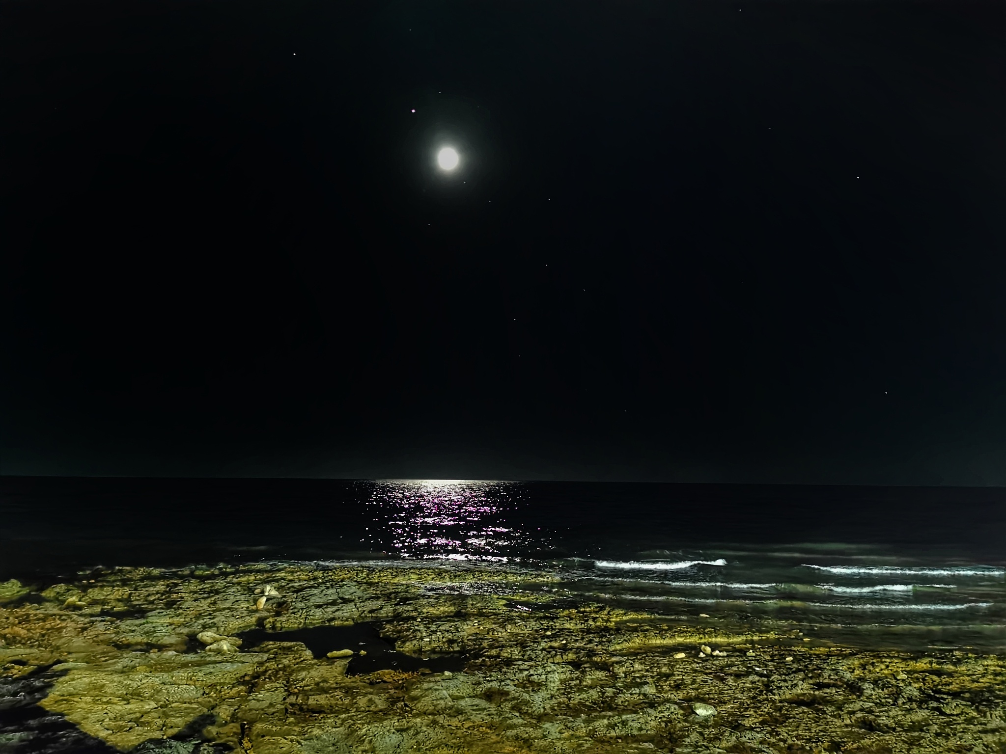 夜晚的海洋：神秘、宁静、璀璨的形容词