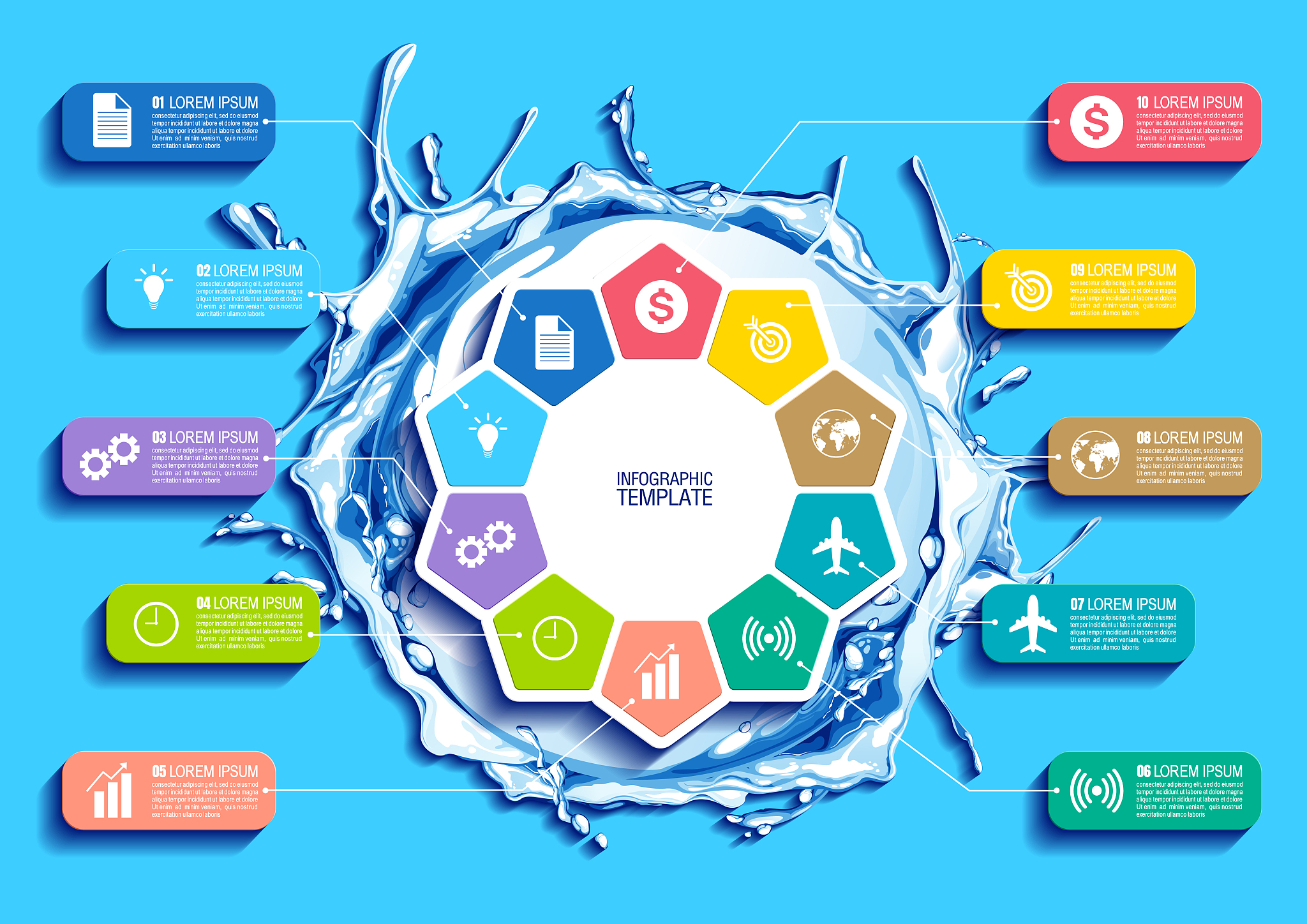 infographic vector illustration 123