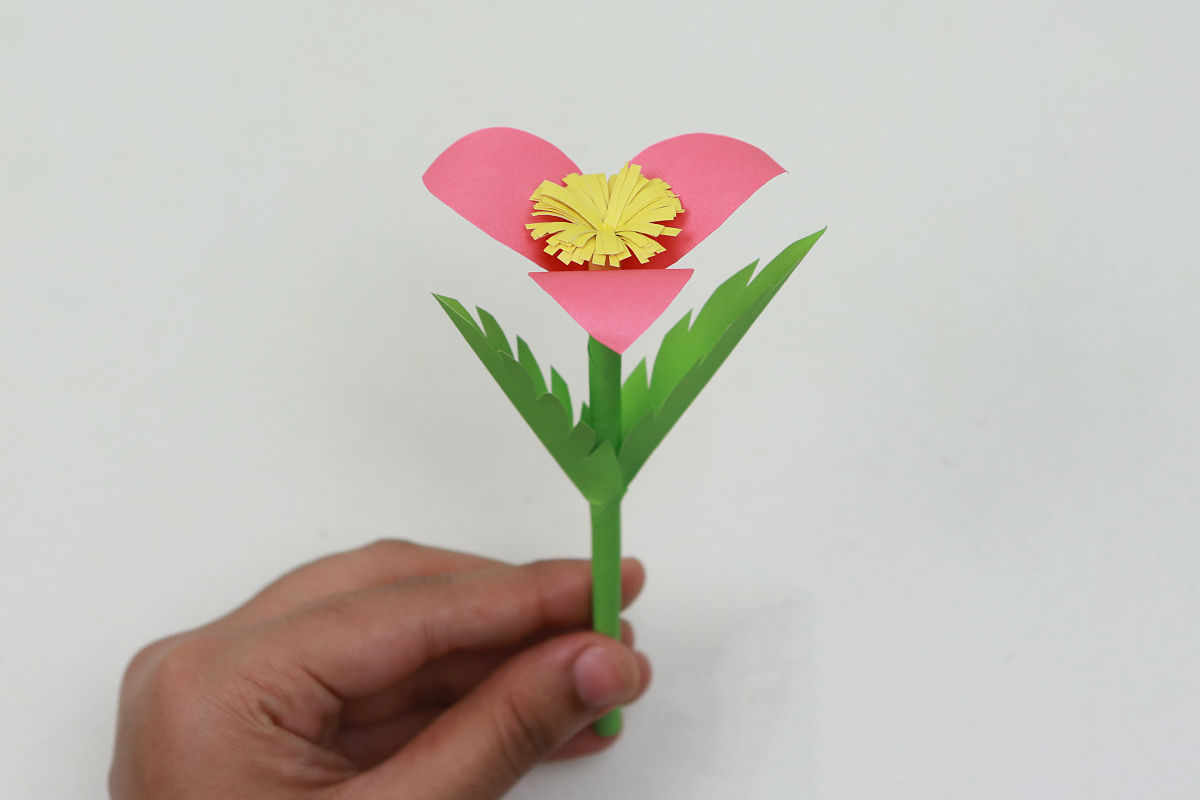 和爸爸一起做手工：折纸玫瑰的快乐时光