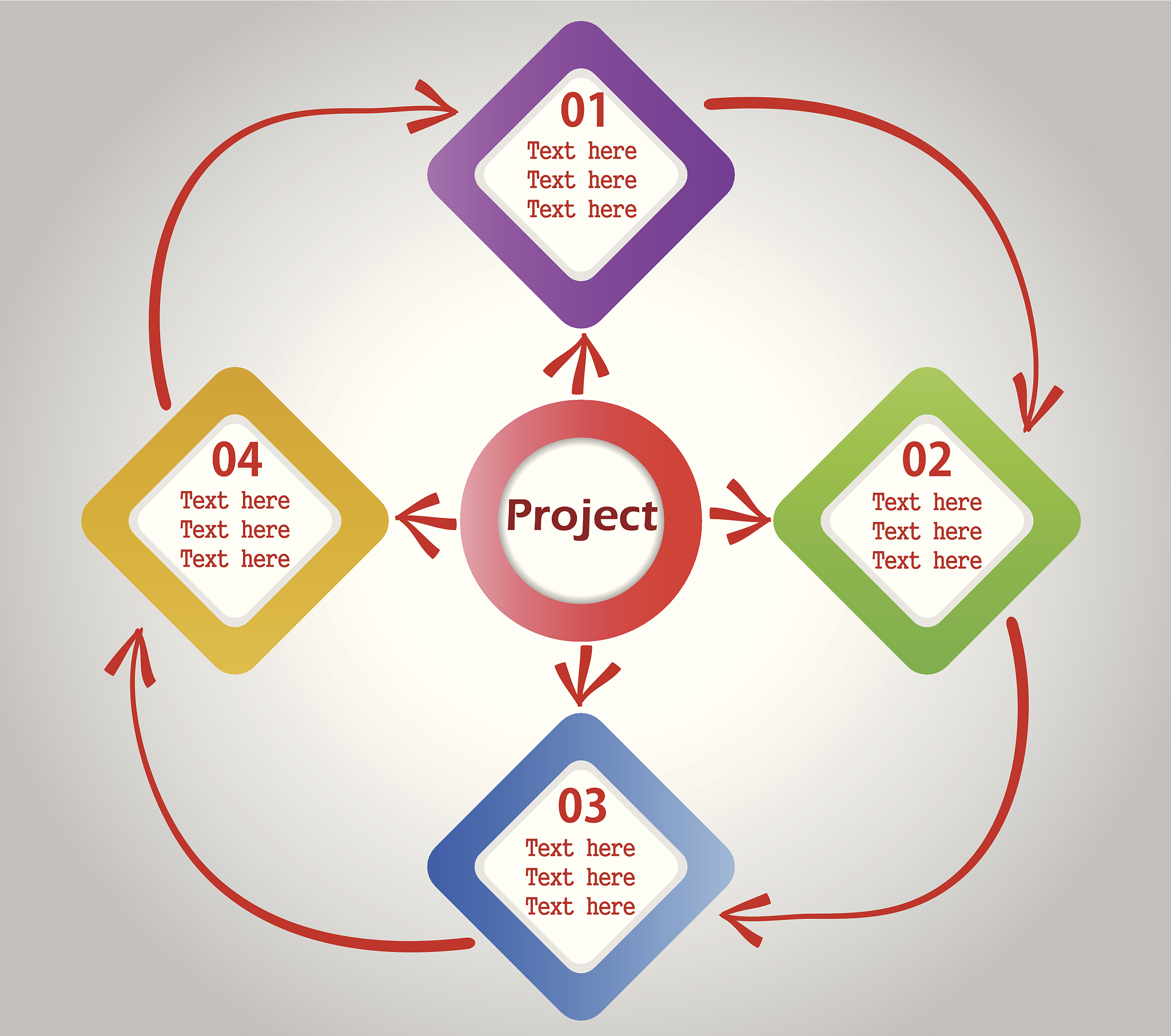 mo<strong>d</strong>ern spiral infographics options banner