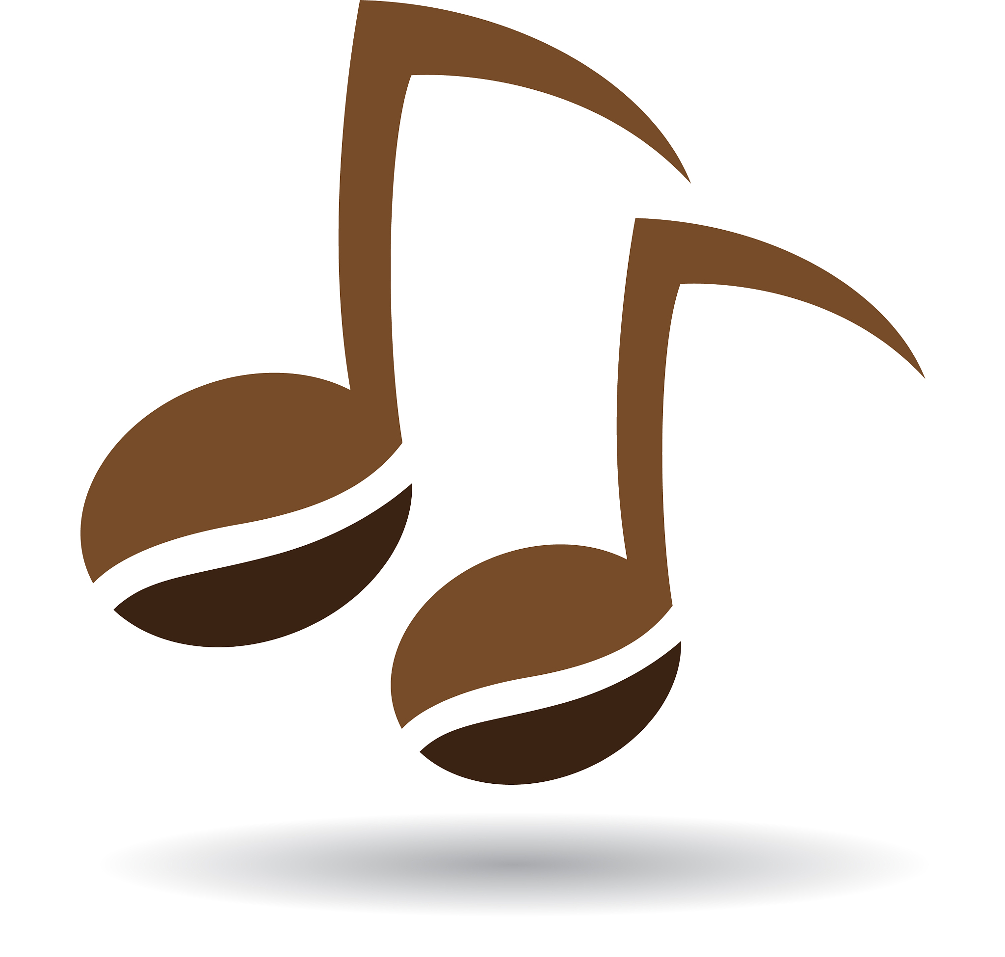 music cafe logo creative icon