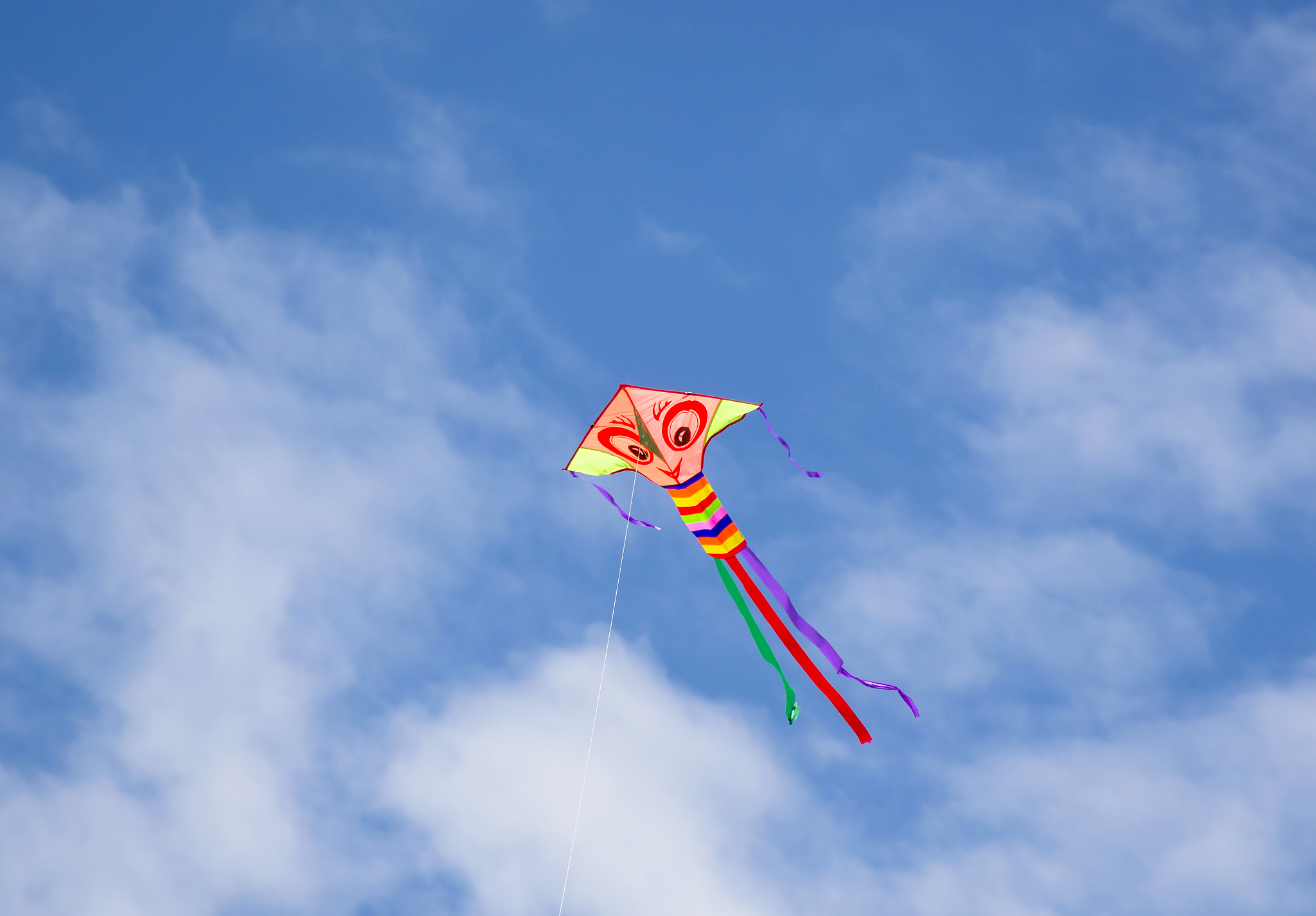 flying kite