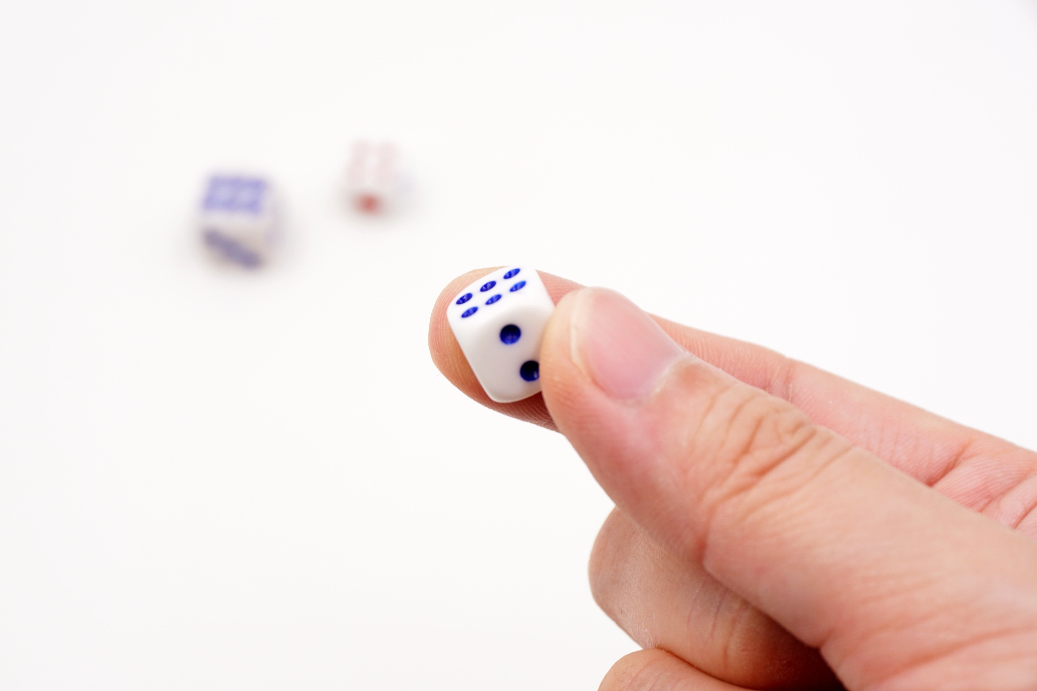 six face dice for games