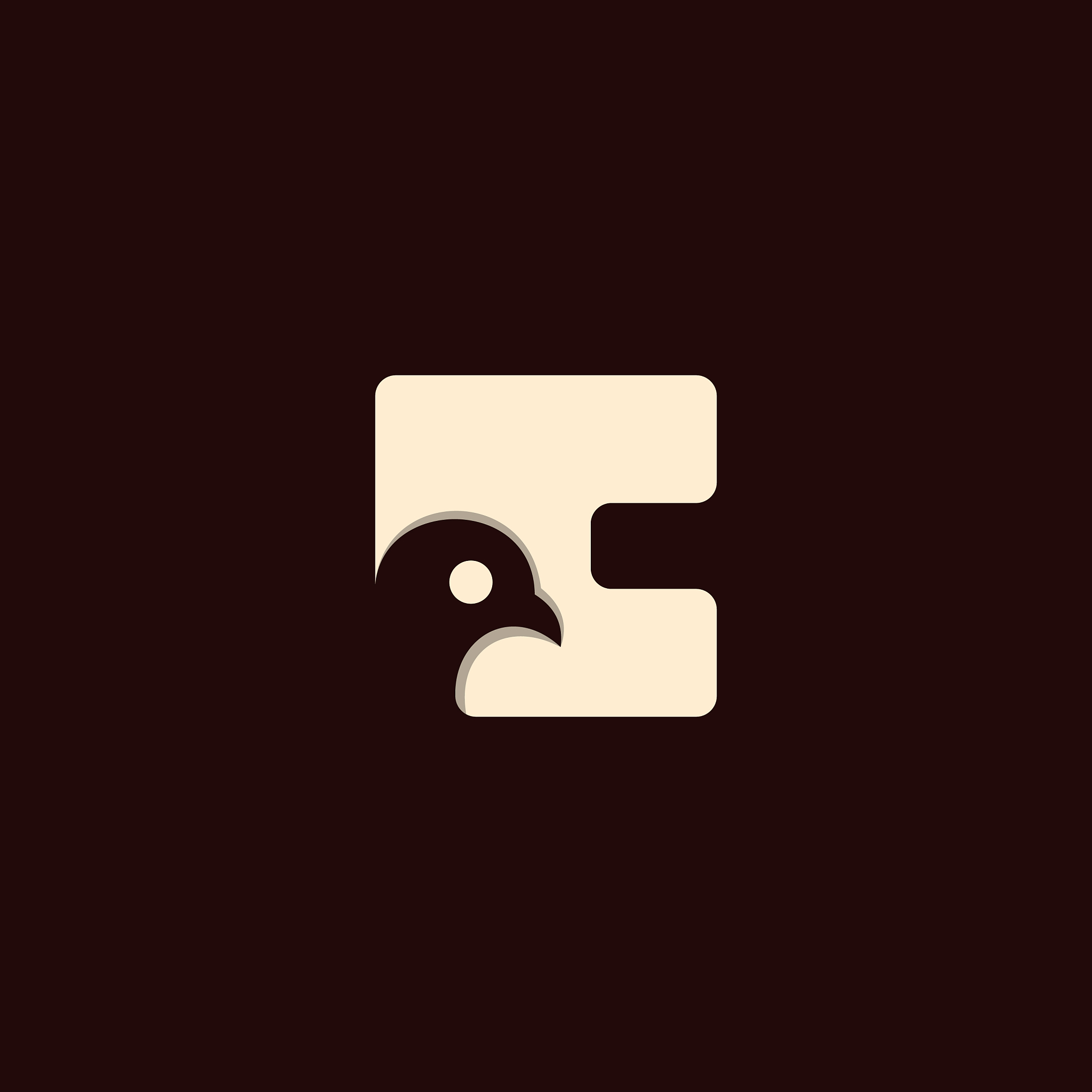 letter c bird creative business logo