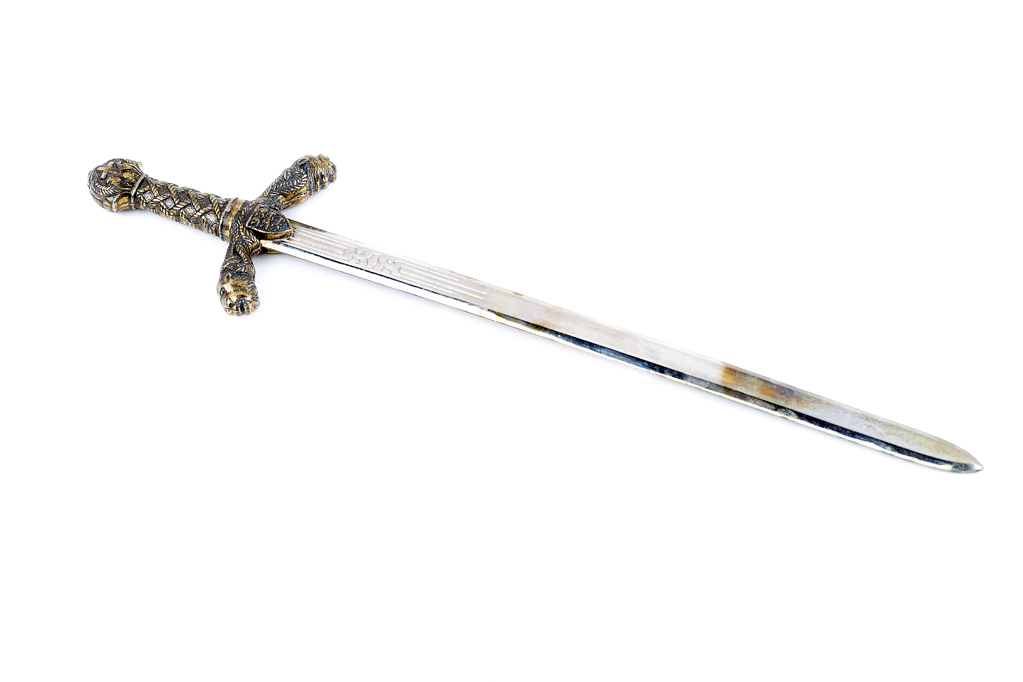 sword on a white background