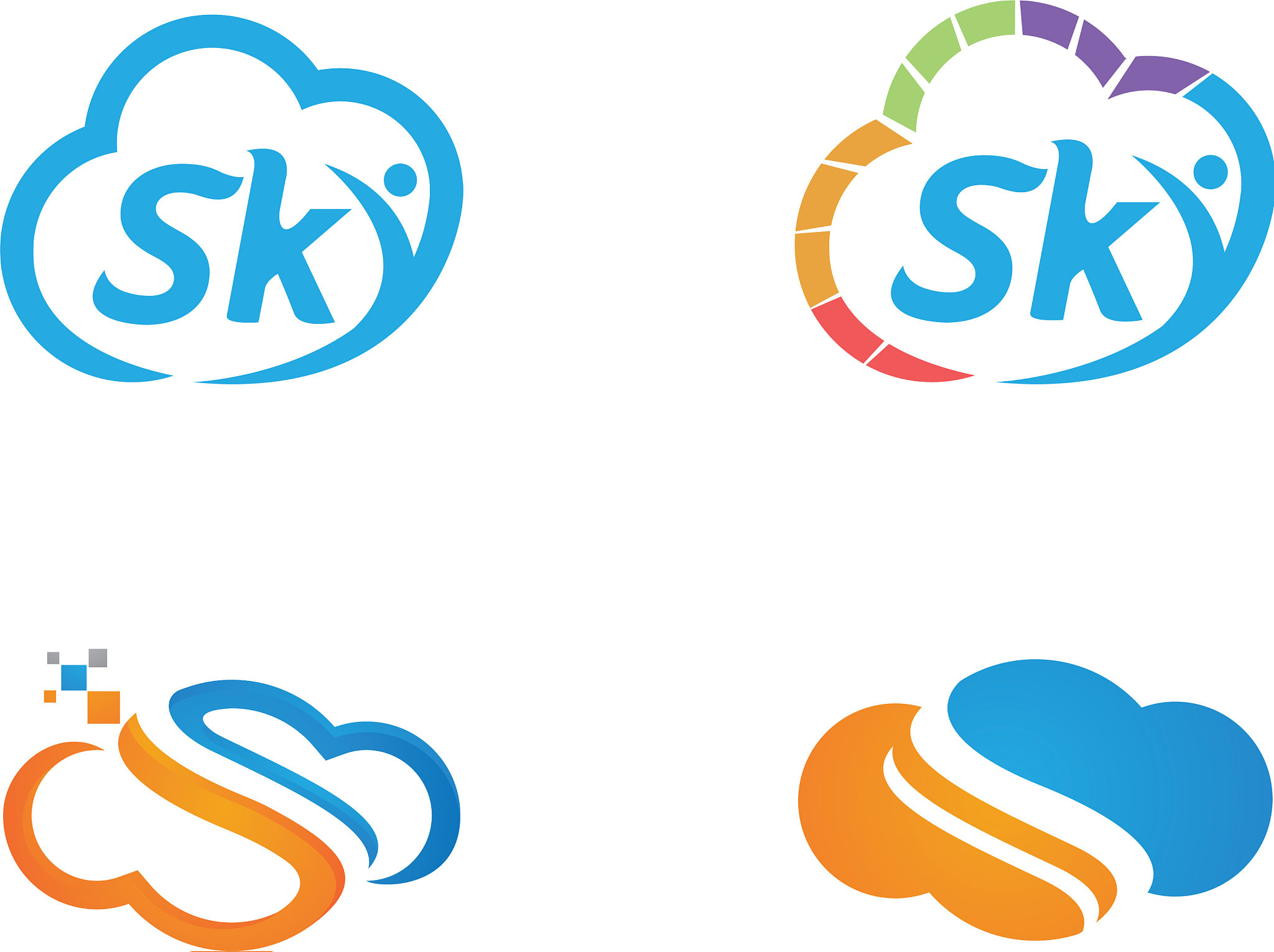 cloud logo template