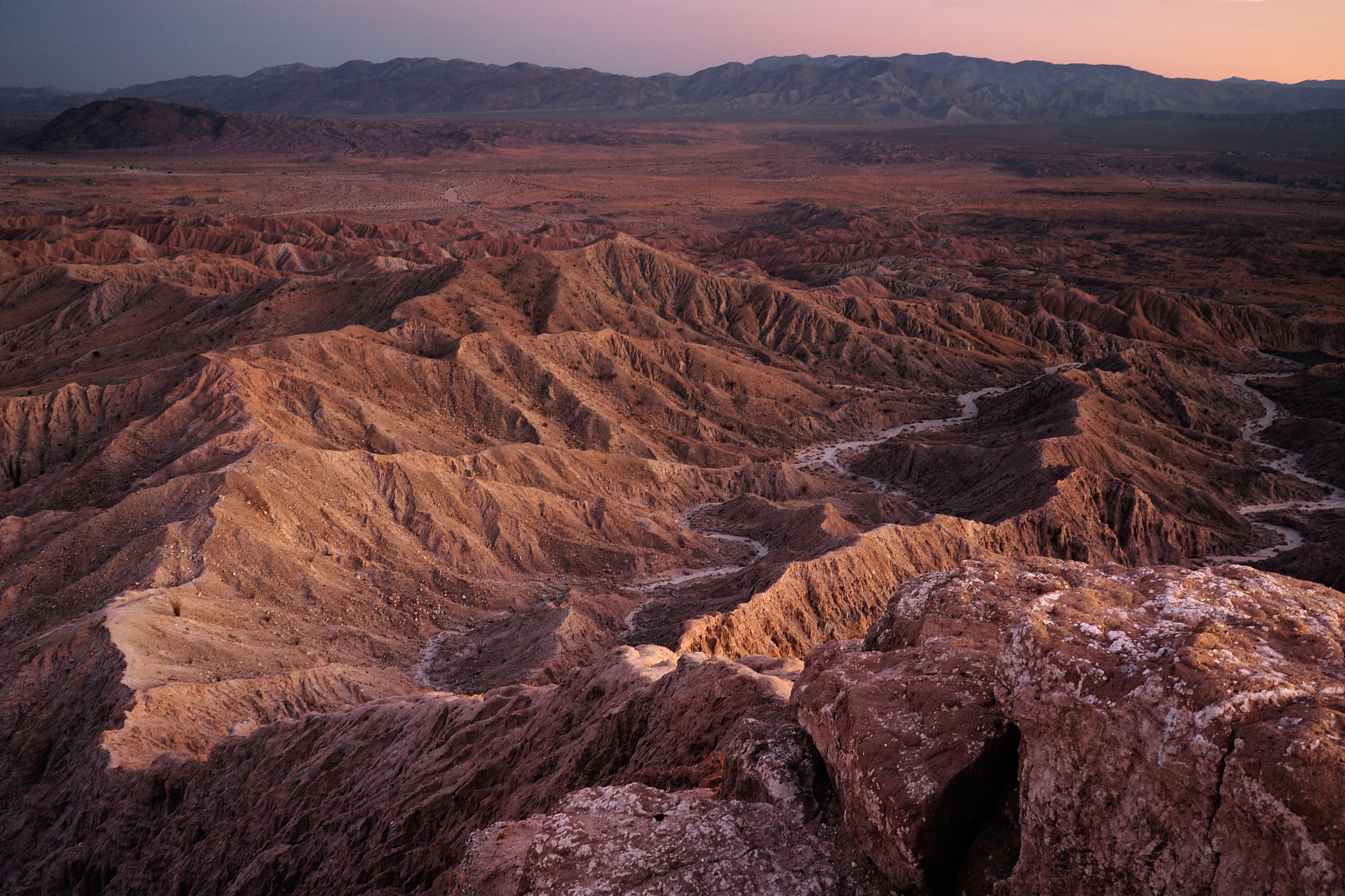 badland landscape