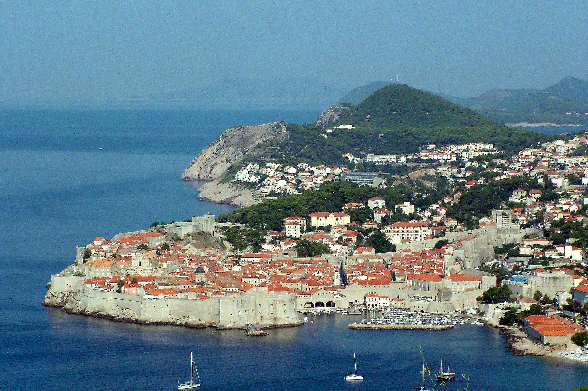 dubrovnik aerial view