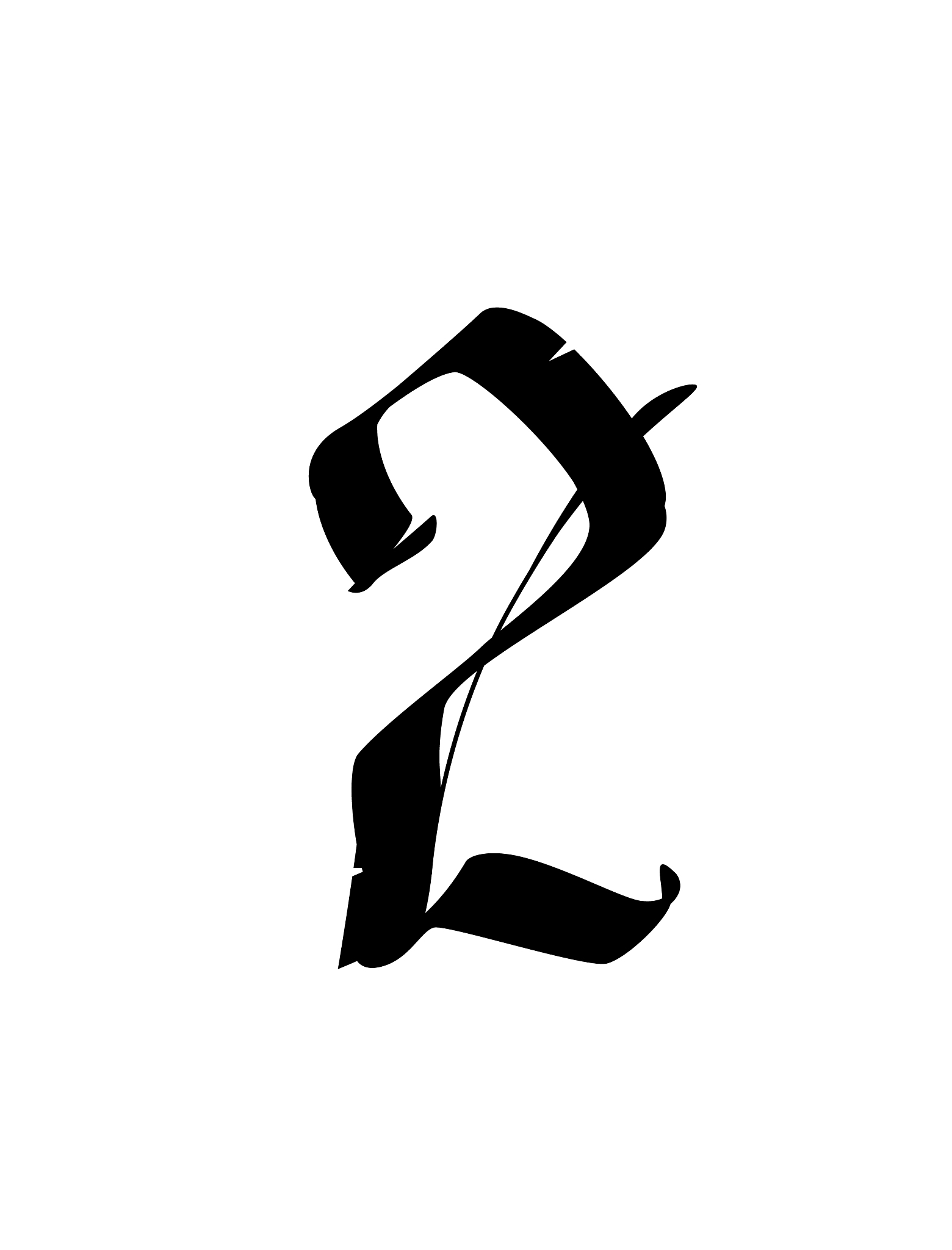 the numbers are in gothic style symbols