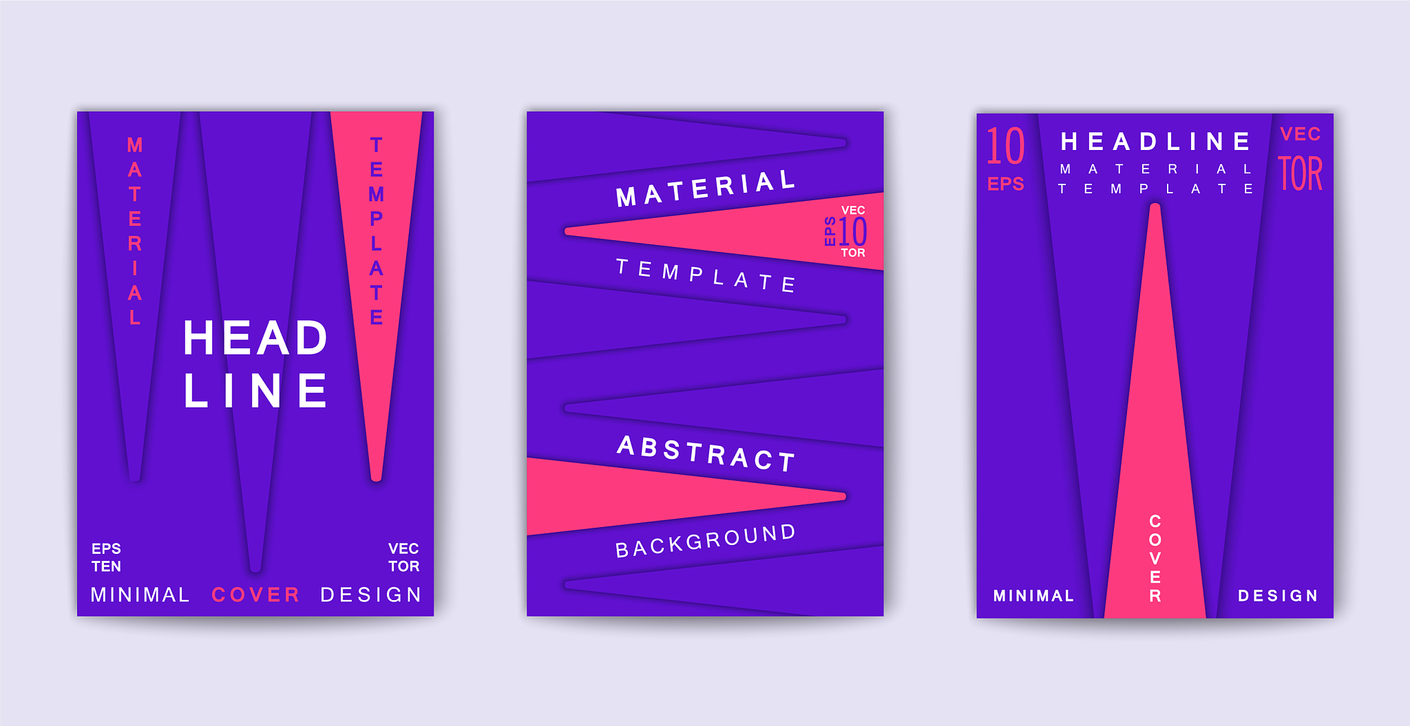 trendy poster design with abstract 3d shapes